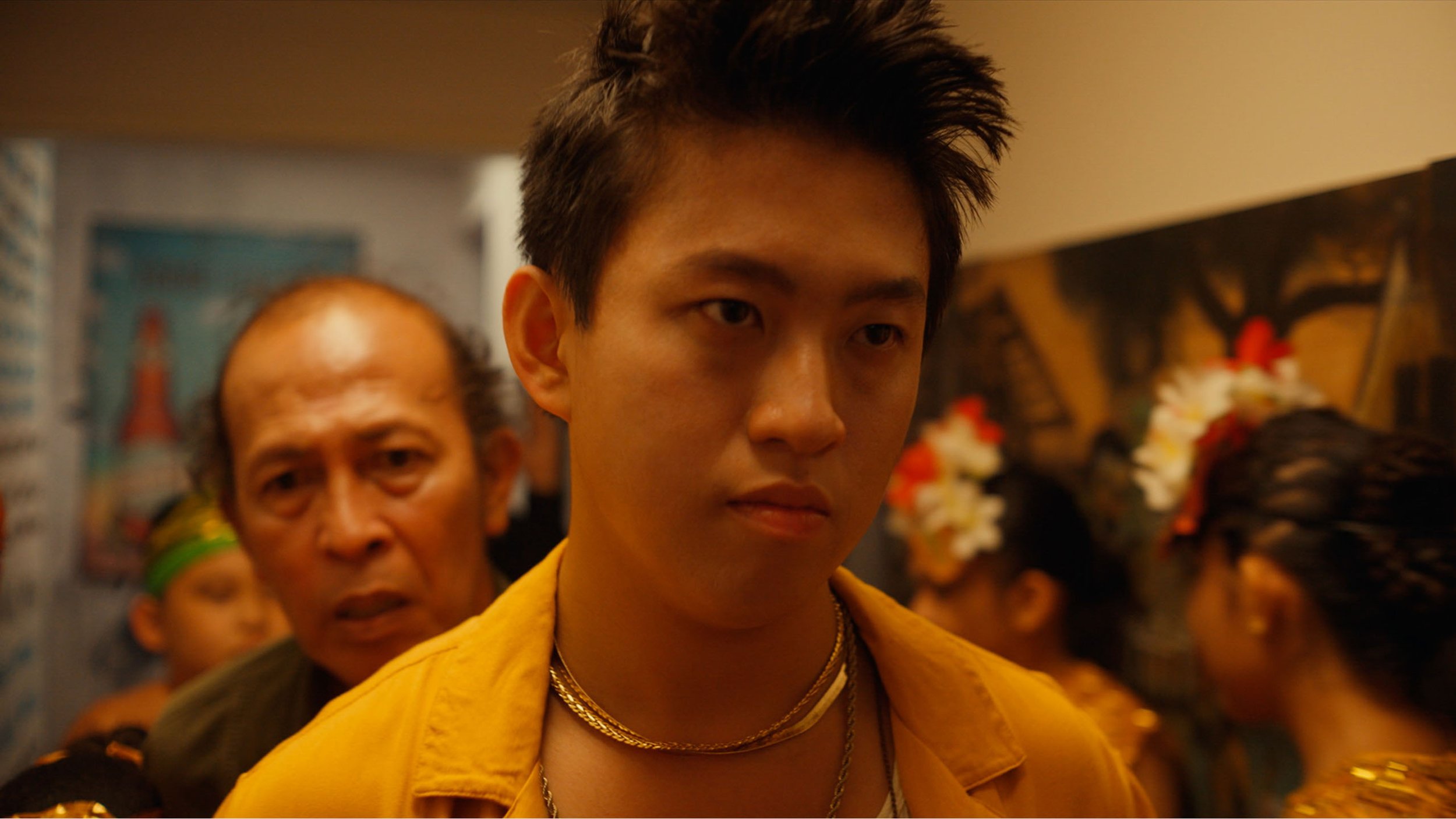 Rich Brian and Yayu A.W. Unru appear in Jamojaya by Justin Chon, an official selection of the Premieres program at the 2023 Sundance Film Festival. Courtesy of Sundance Institute | Photo by Ante Cheng. All photos are copyrighted and may be used by