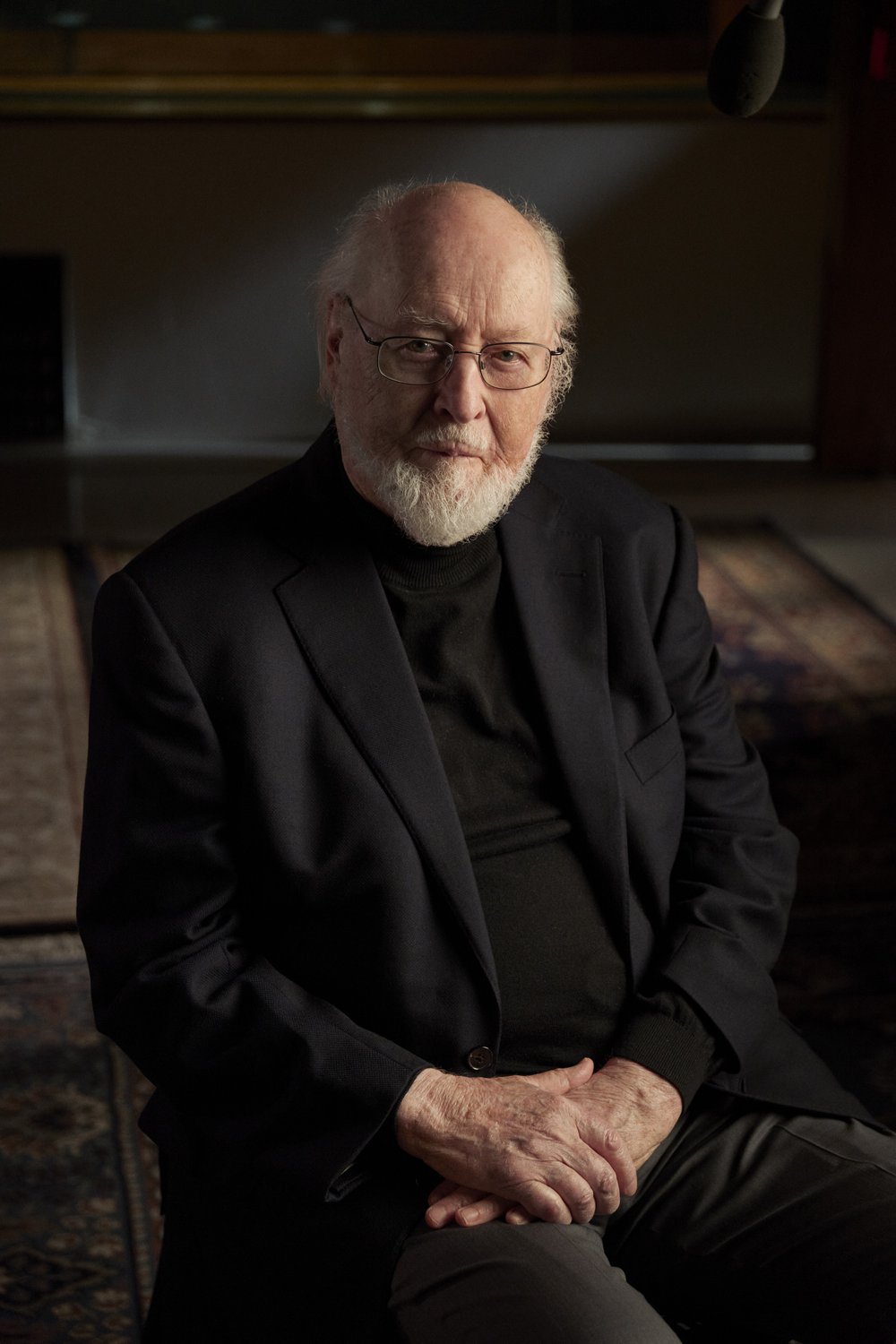  John Williams, an American composer, conductor and pianist during an interview at Abbey Road Studios. (credit:  Mary McCartney) 