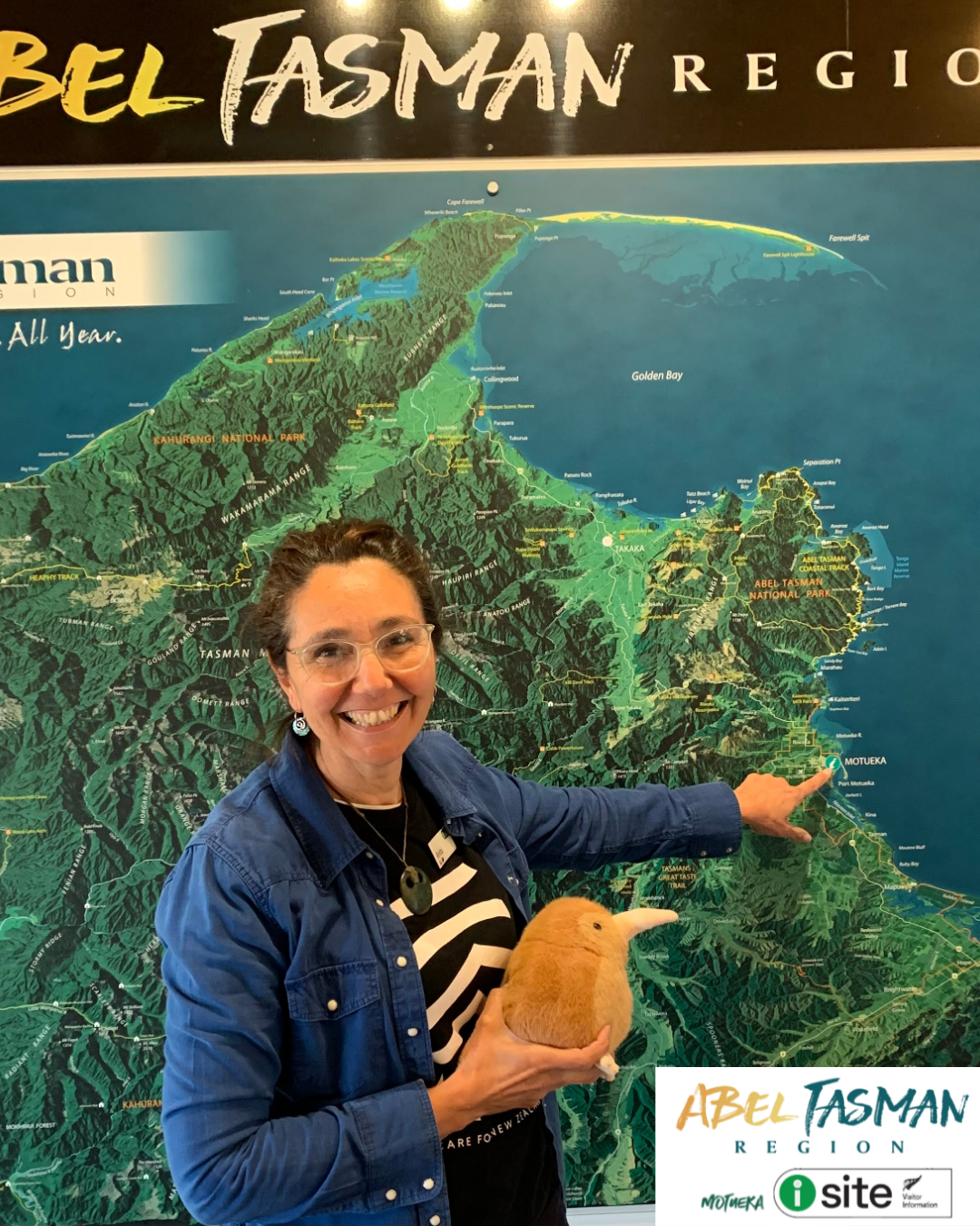 Anita Araya, Manager at the Motueka iSite