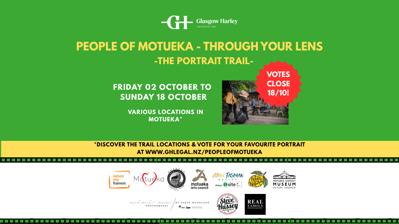 Glasgow Harley's People of Motueka Art Trail