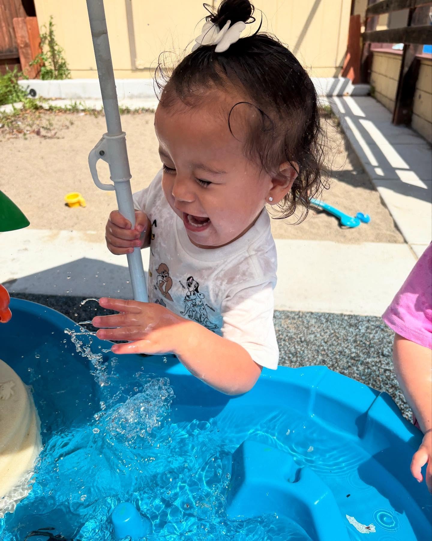Water play fun with our Jungle kids (1 year olds)!
#roddler #toddlercare #daycare #preschool #preschoolcare #infant #infantcare #outsideplay #enrollingnow #preschoolenrollment2025