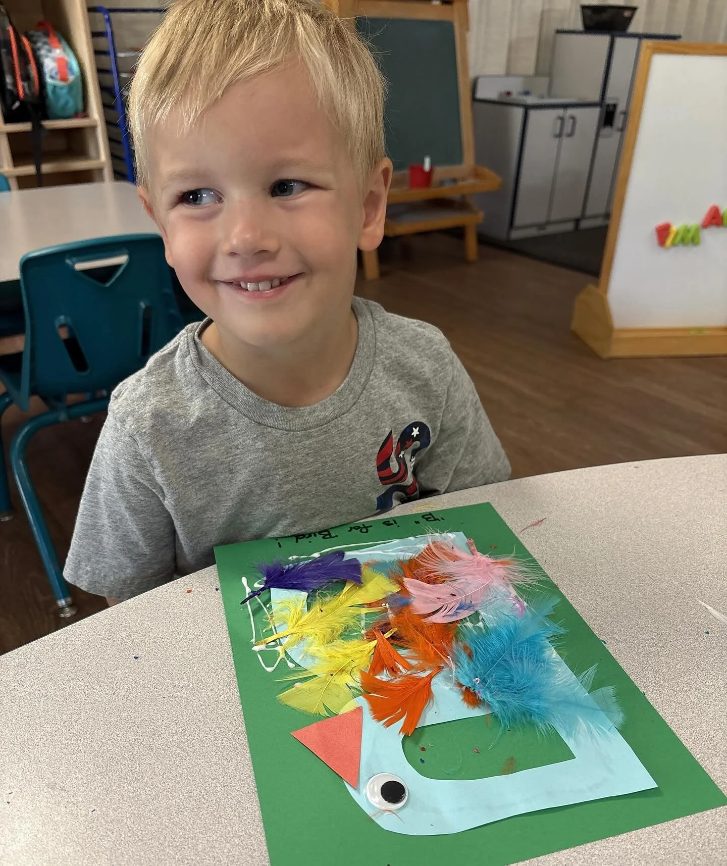 This week was all about the letter B! We did lots of fun activities this week to help the children recognize and learn the letter B. 🦜🐻🅱️