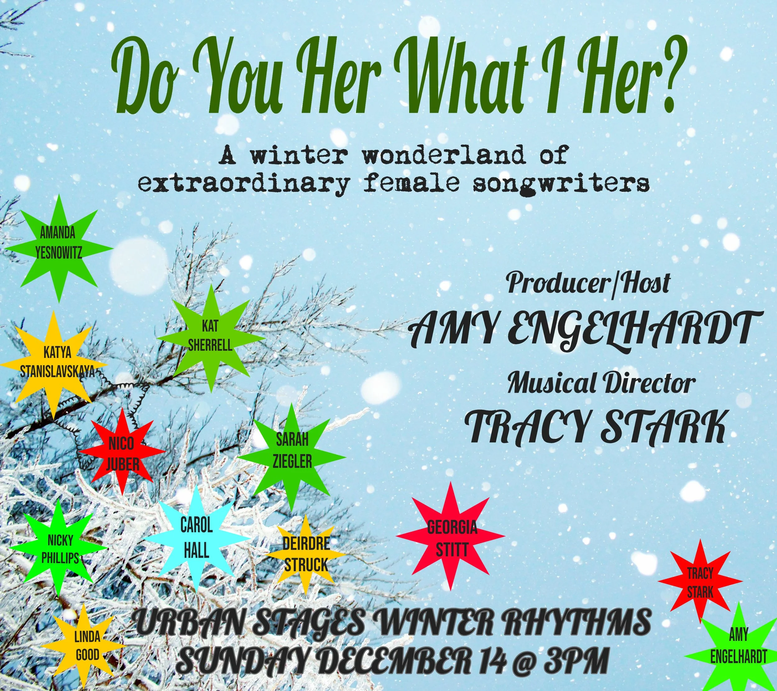 Urban Stages’ Winter Rhythms 2025: Do You Her What I Her?