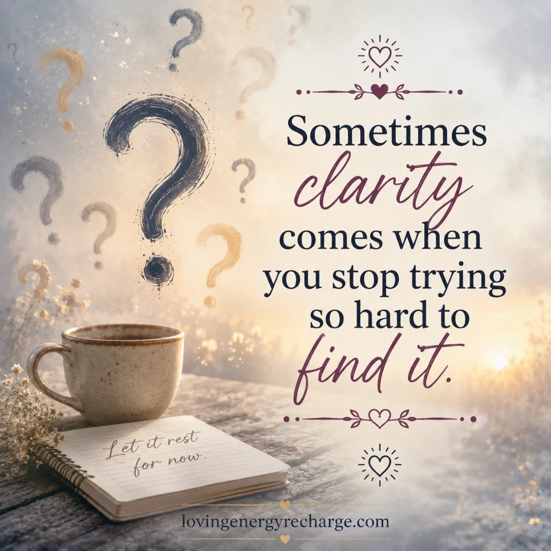 You may know what it feels like to have a question your mind keeps returning to.

You think about what happened. Replay conversations. Consider another possibility. Search for the piece you believe will finally make everything make sense.

And someti