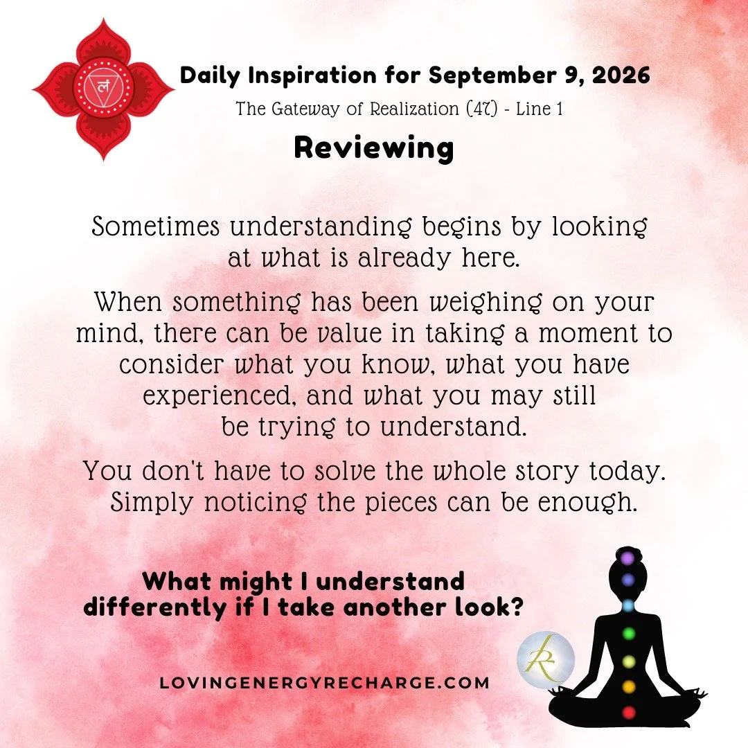 The Sun's Transit into the 1st Line of the Gateway of Realization today invites reflection on, "What might I understand differently if I take another look?"

💗link in bio to watch this week's Inner Alchemy video 

#humandesign  #InnerAlche