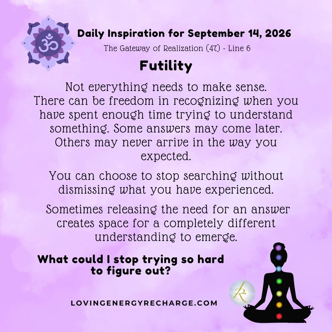 The Sun's Transit into the 6th Line of the Gateway of Realization today invites reflection on, "What could I stop trying so hard to figure out?"

💗link in bio to watch this week's Inner Alchemy video 

#humandesign  #InnerAlchemy #chakraal