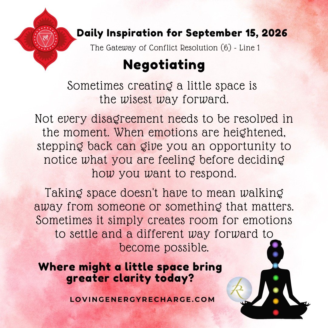 The Sun's Transit into the 1st Line of the Gateway of Conflict Resolution today invites reflection on, "Where might a little space bring greater clarity today?"

💗link in bio to watch this week's Inner Alchemy video 

#humandesign  #InnerA
