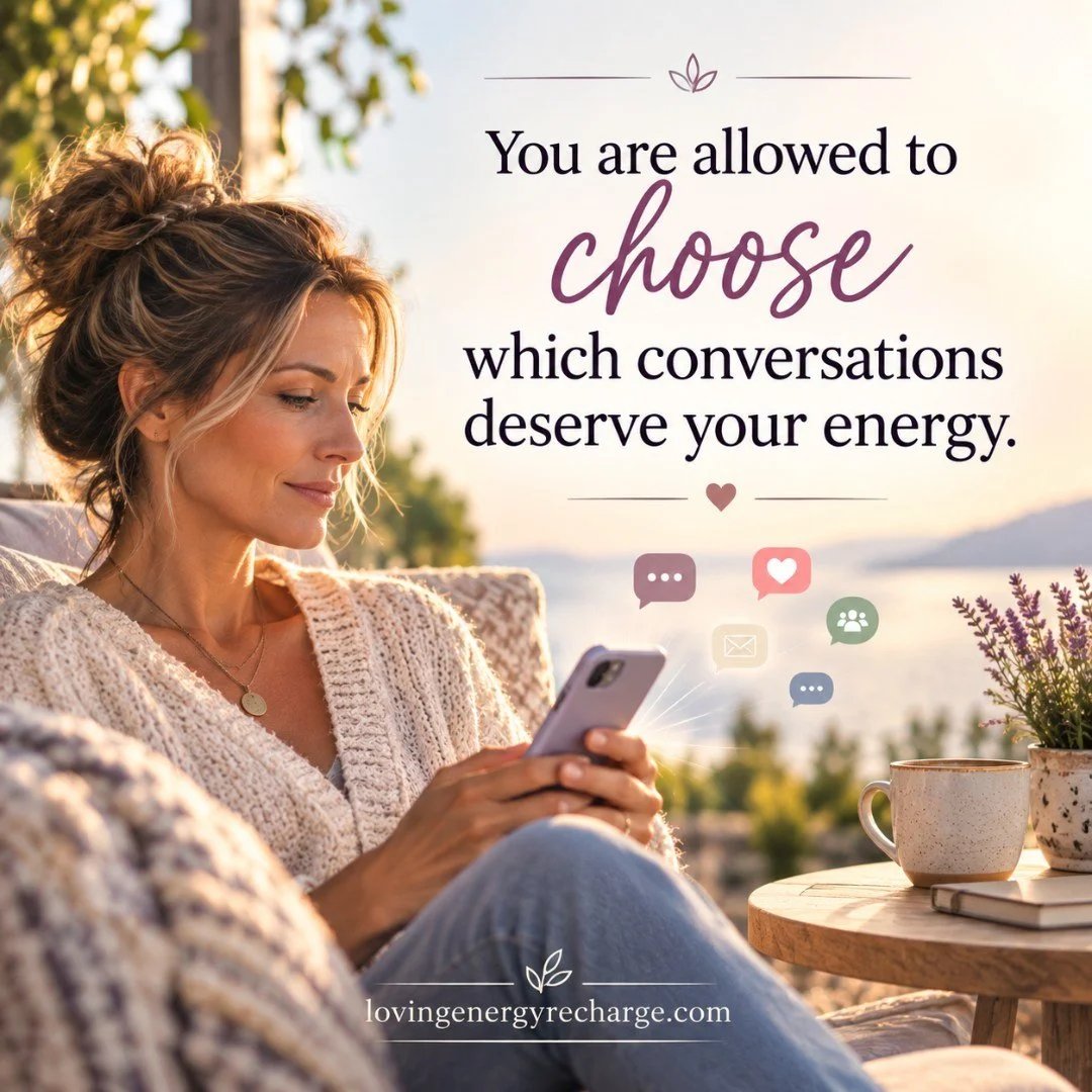 Not every disagreement, opinion, or emotional reaction needs something from you.

You may notice moments when you feel pulled to explain yourself, defend your perspective, correct a misunderstanding, or respond simply because someone else has brought