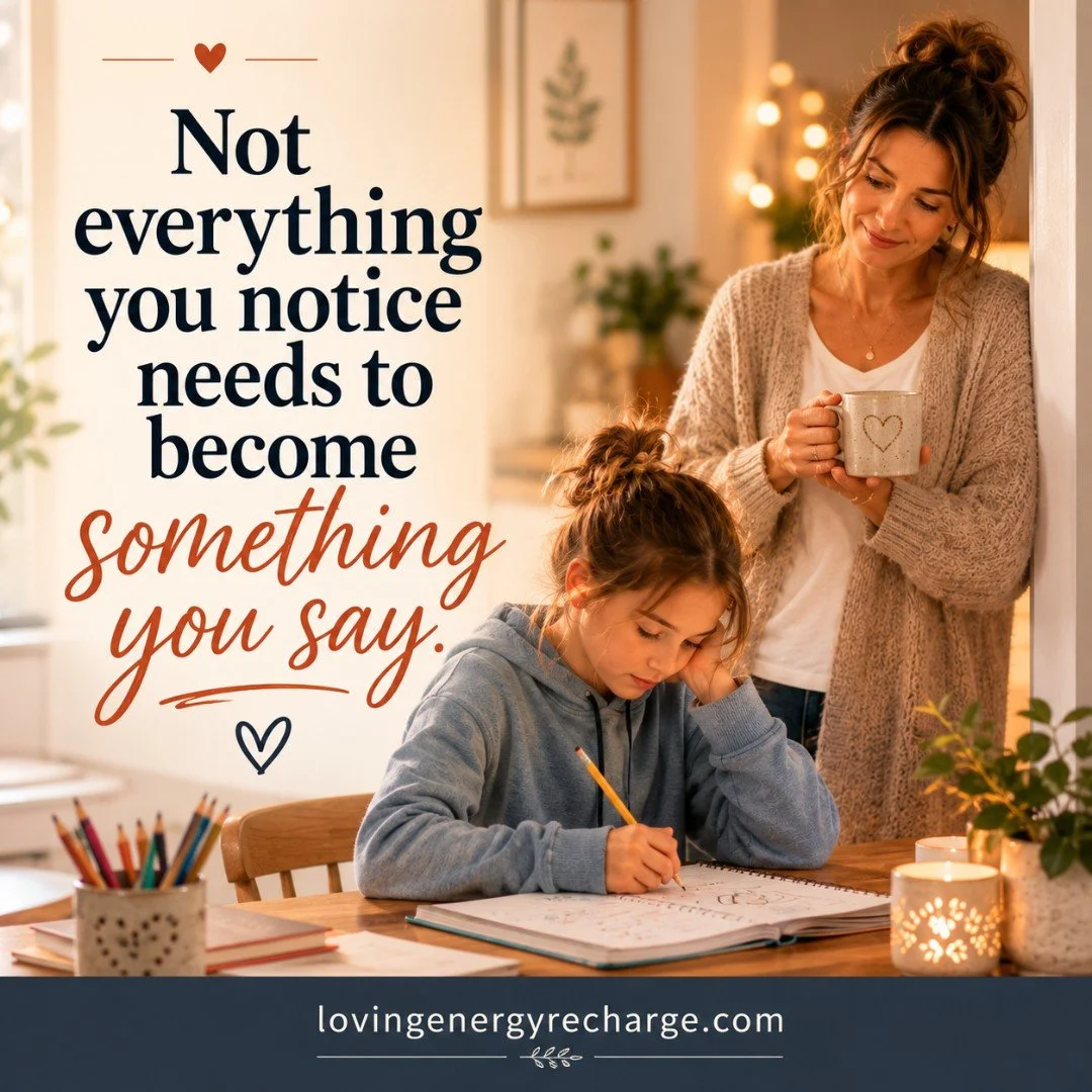Sometimes you notice something another person could do differently before they see it themselves.

You may recognize a pattern, see an easier way, or genuinely believe that what you have to offer could help. But noticing something doesn't always mean