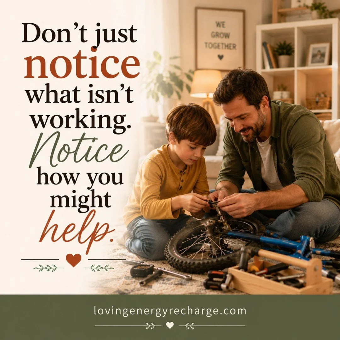 Sometimes noticing what isn't working gives you an opportunity to become part of creating something better.

You may see a solution others haven't considered, recognize where a small adjustment could help, or have experience that could make something