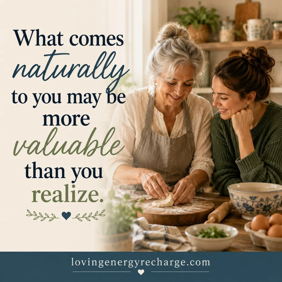 Sometimes the things that come most naturally to you are the things you're least likely to recognize as strengths.

You may assume everyone notices what you notice, understands what you understand, or can do something as easily as you can. Because it