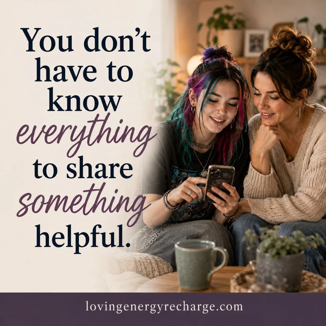 Sometimes we hold back from sharing what we know because we don't feel qualified enough to be the one offering it.

You may think someone else knows more, has more experience, or could explain it better. And perhaps they can. But that doesn't make wh