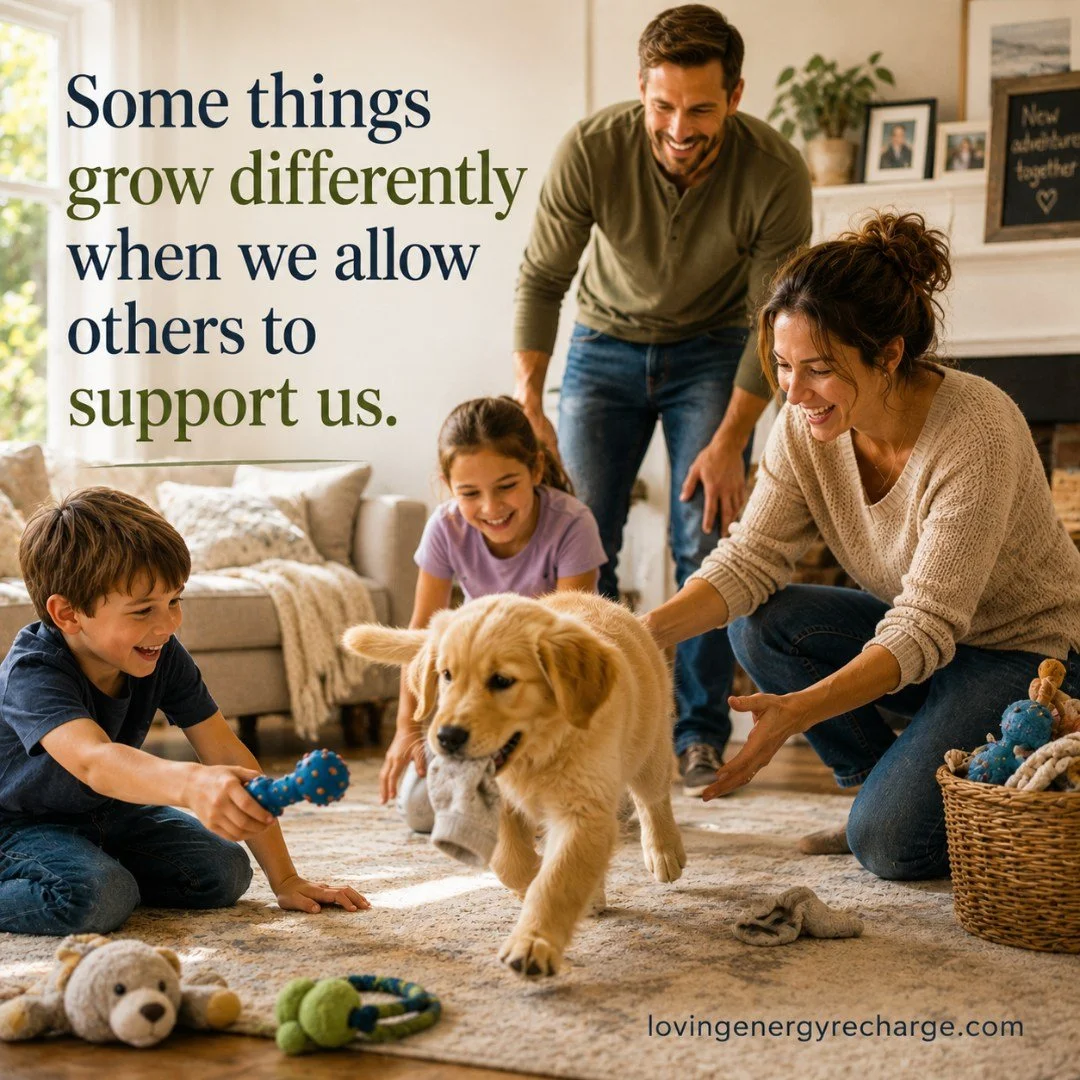Some things are easier to sustain when we don't have to carry them alone.

An idea may become possible because someone believes in it with us. A difficult season may feel more manageable because someone checks in. A new skill may develop because some