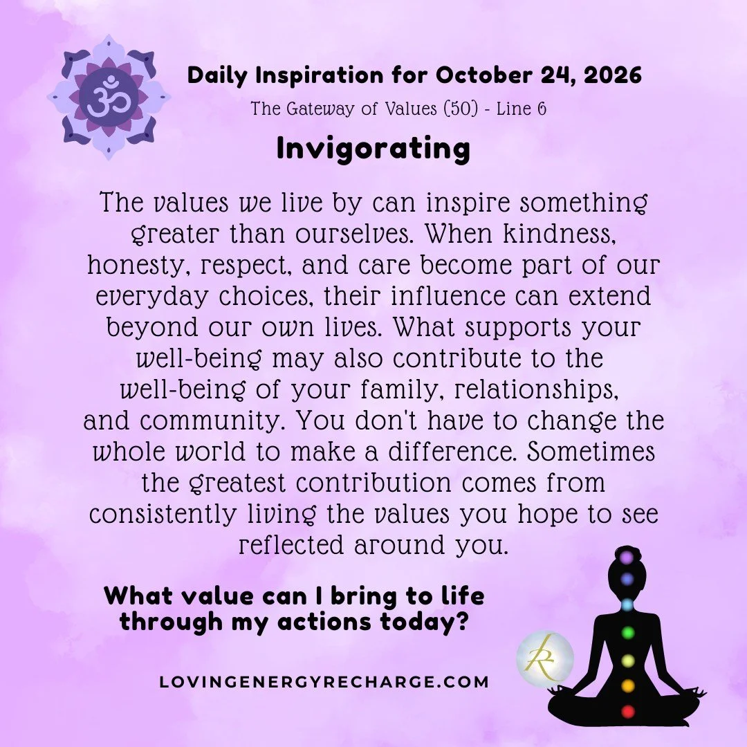 The Sun's Transit into the 6th Line of the Gateway of The Values today invites reflection on, "What value can I bring to life through my actions today?"

#humandesign  #InnerAlchemy #chakraalignment #soulguidance #lovingenergyrecharge #dail