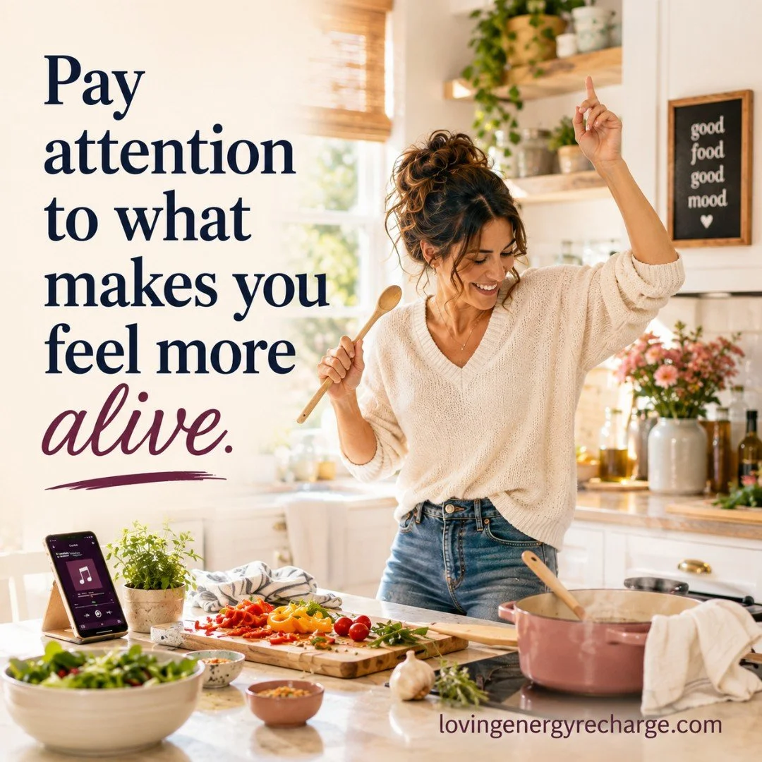 There are things we do because they need to be done, things we do because they're expected of us, and then there are those experiences that seem to awaken something within us.

We may lose track of time while creating something. Feel lighter after sp