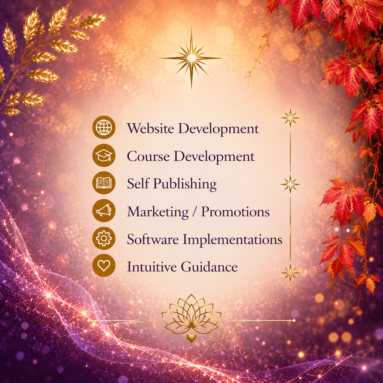 Services for Spiritual Entrepreneurs