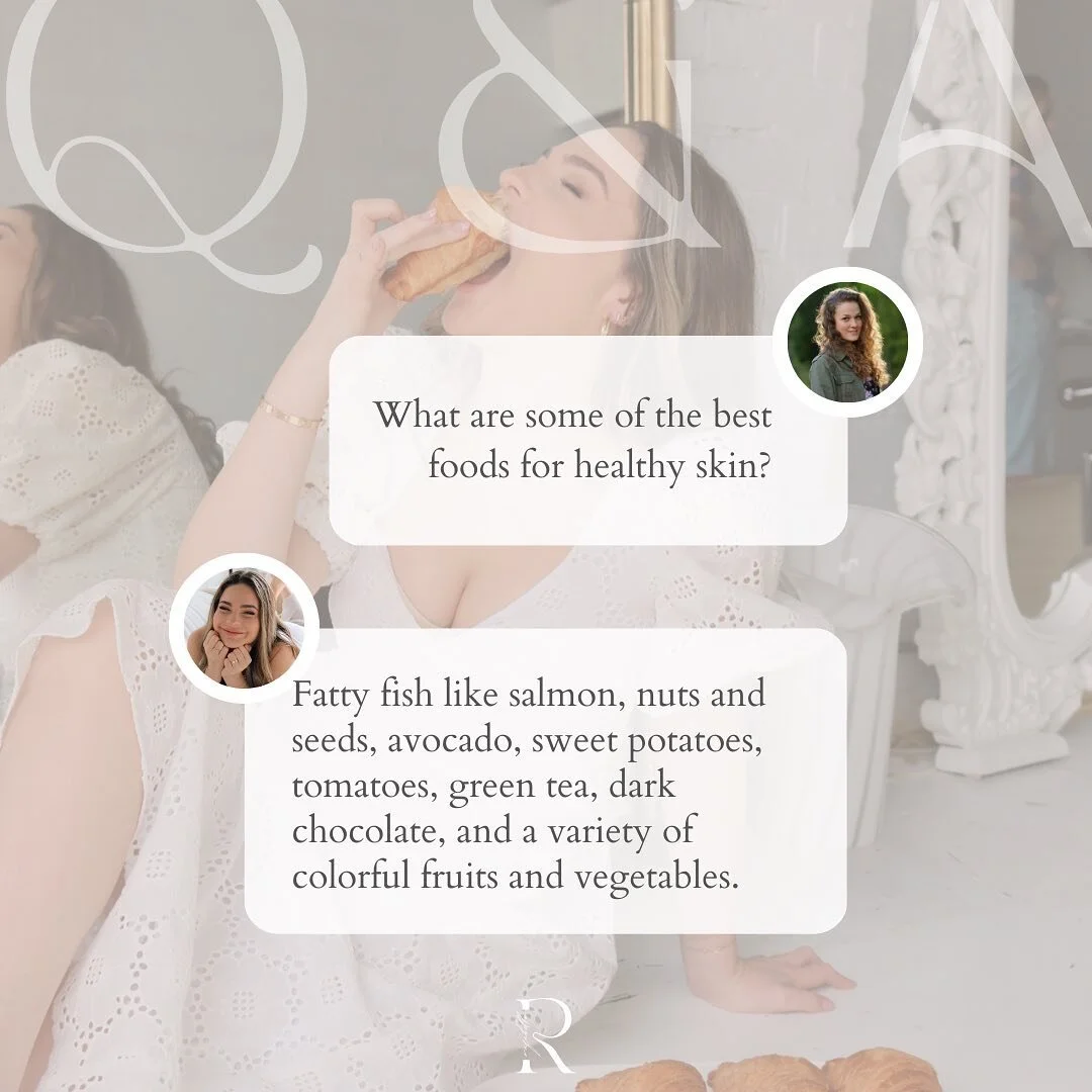 Good food = good skin. Eating well not only benefits your overall health, but it also gives you that natural glow and clear complexion you've been dreaming of ✨🍓🥦