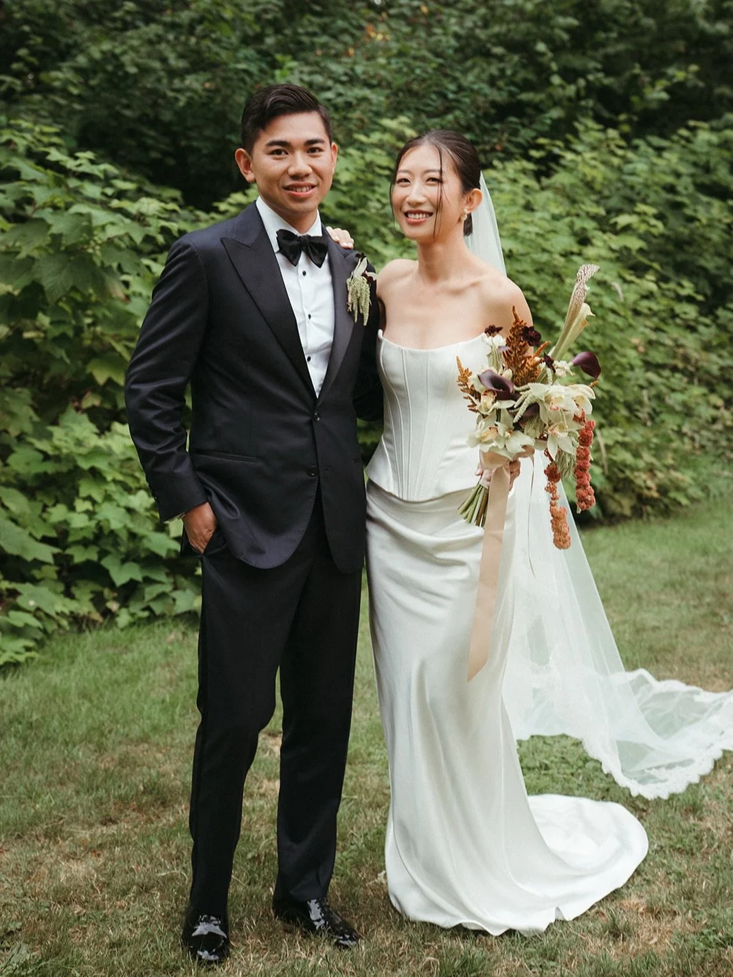 A wedding with a twist. At the iconic Tea House in Stanley Park, C+J&rsquo;s celebration blended timeless romance with modern edge&mdash;think epic food stations, an all-vinyl DJ set spinning late into the night and vintage films projected outdoors a