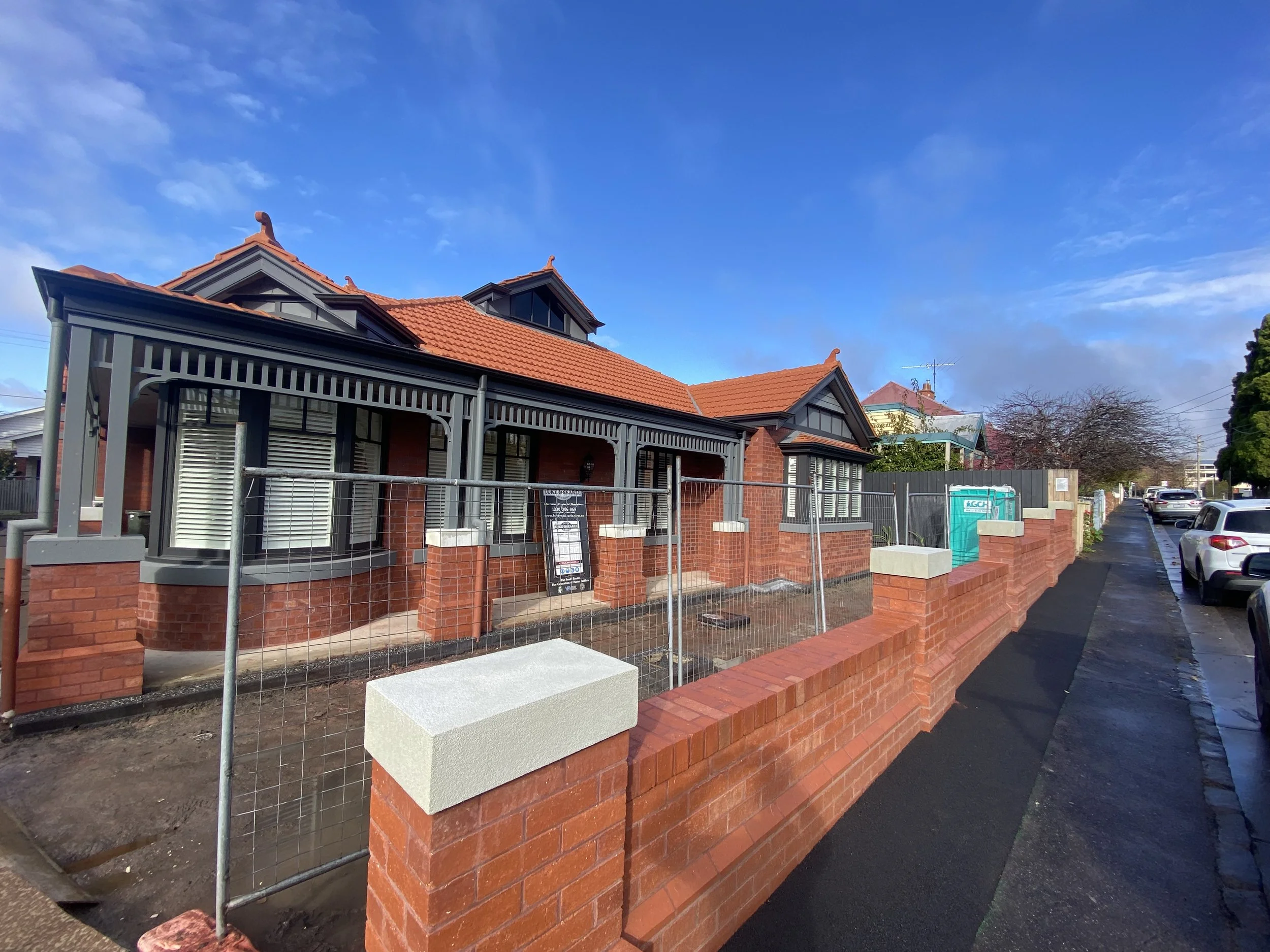 Cumberland St Newtown, Design and Built