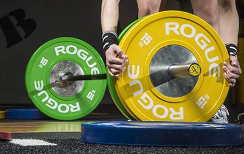 Add a touch of color to your workout 🏋️&zwj;♂️ 

The color-coded version of Rogue&rsquo;s budget-priced Echo Bumpers makes it easier to keep your plates organized and find the ones you need at a glance&mdash;especially in larger gyms where multiple 
