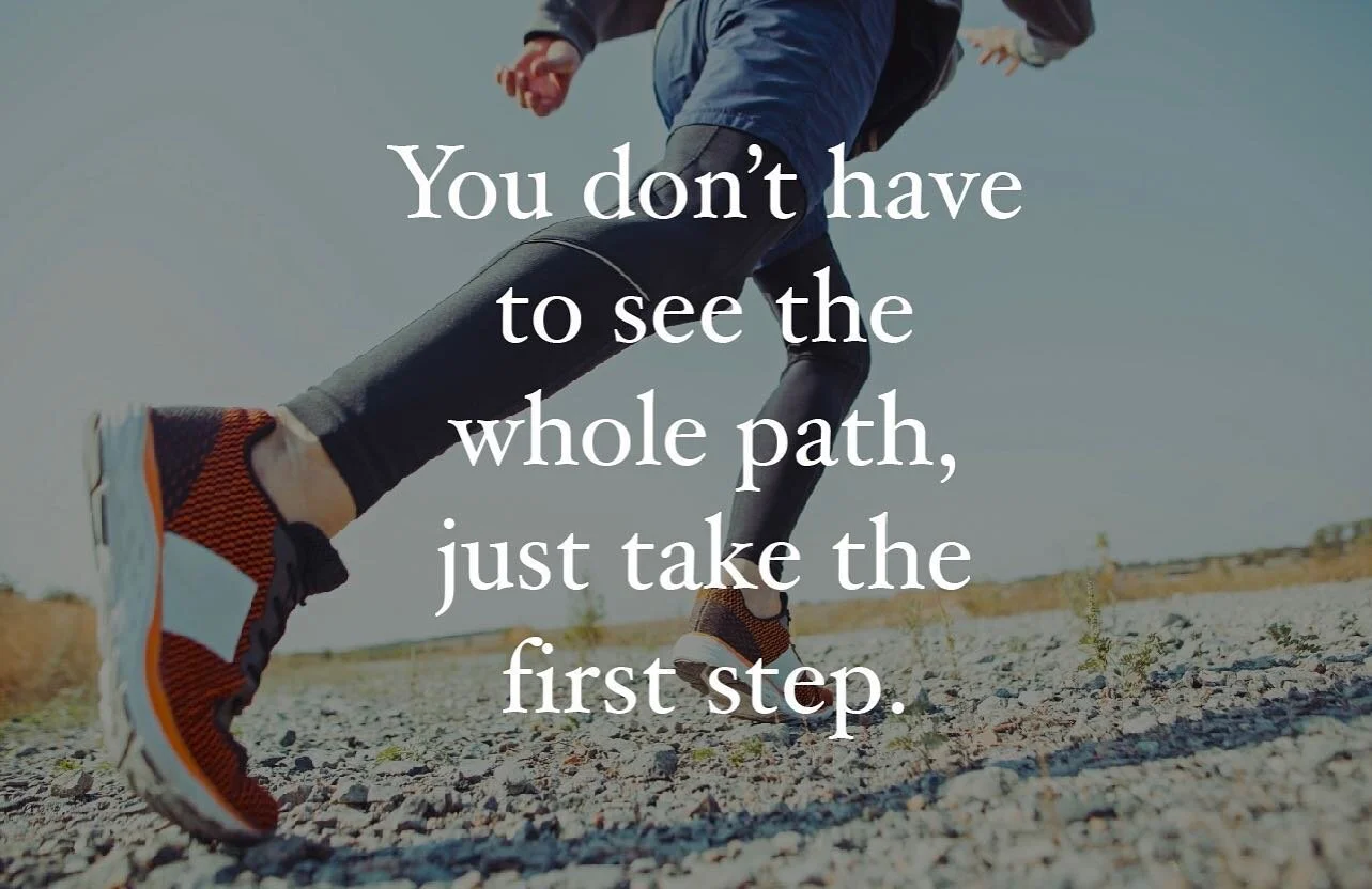 You don&rsquo;t have to see the whole path, just take the first step 🏃🏻&zwj;♂️ 
&bull;
&bull;
&bull;
&bull;
&bull;
&bull;
#MobileGymTech #Fitness #Gym #Cardio #CrossFit #CardioWorkout #CrossFitCommunity #WorkingOut  #Fit #FitnessLifestyle #FitnessA