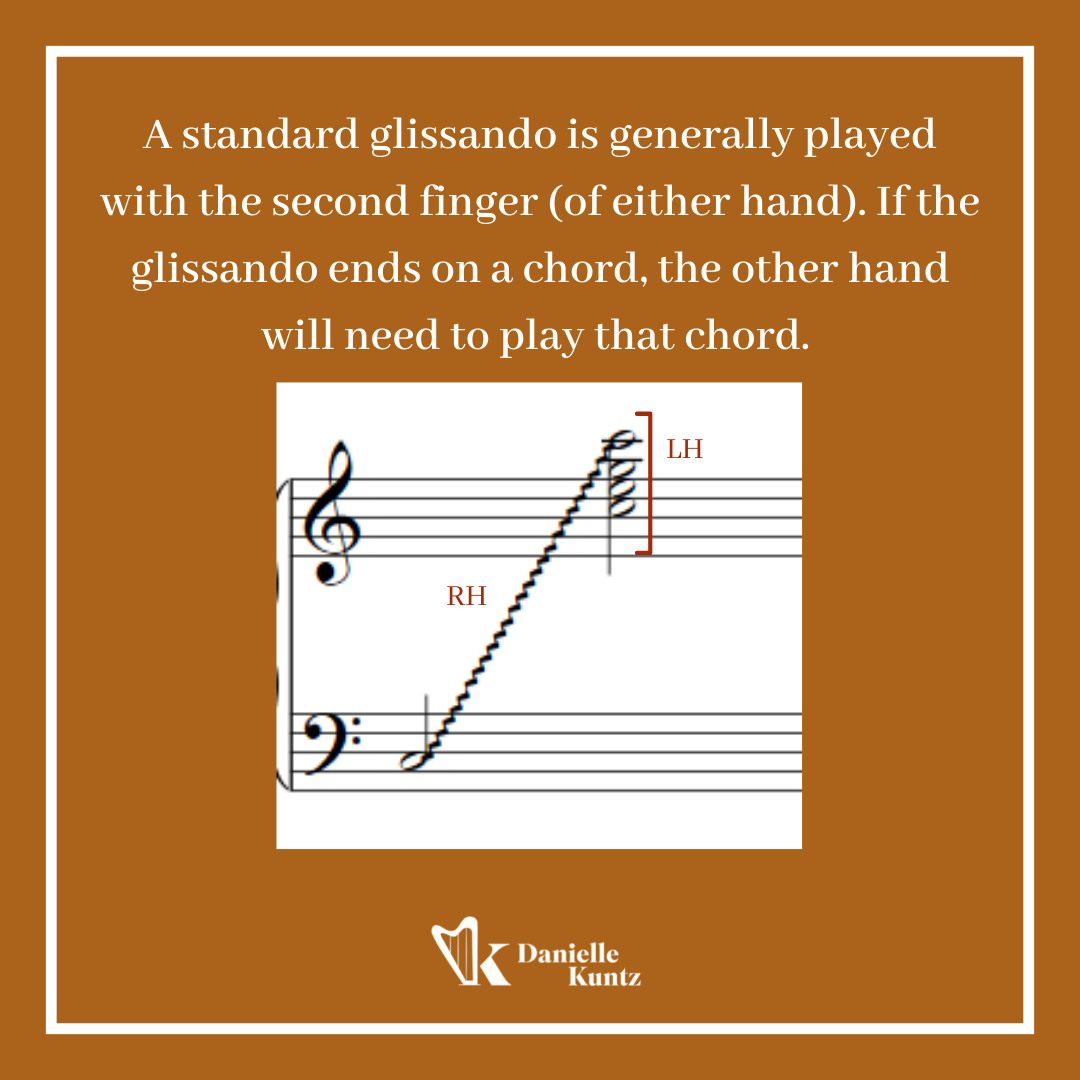Notating a Glissando on the Harp — Danielle Kuntz