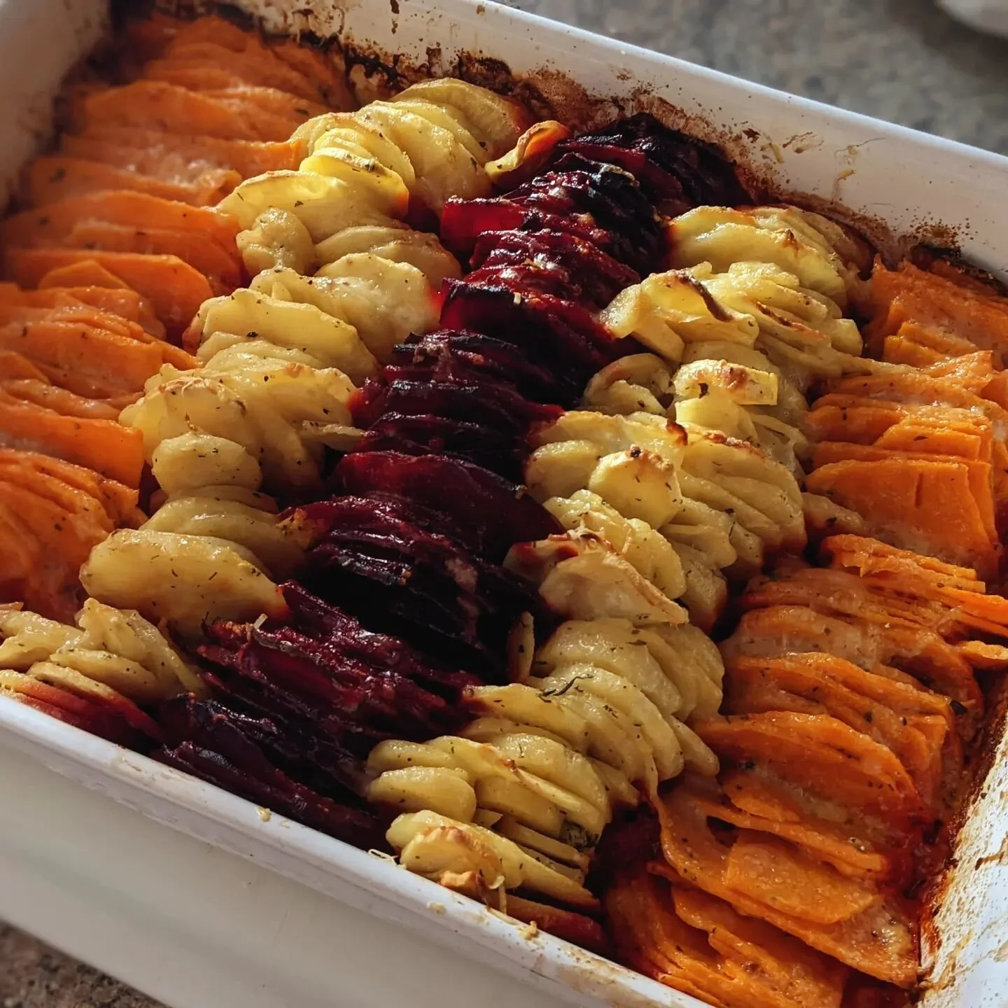 Root vegetable gratin 😋