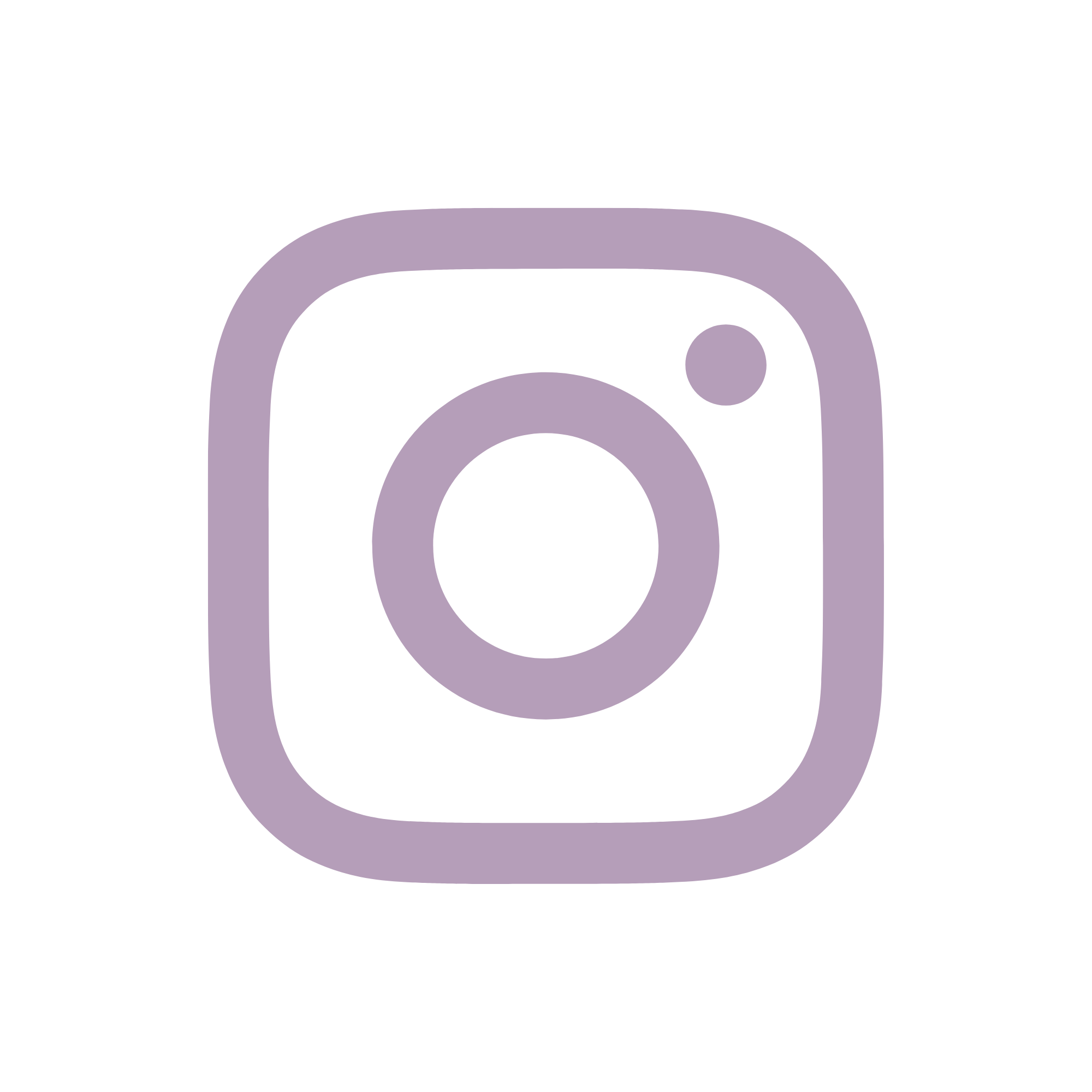 Purple and black stylized Instagram logo on a black background.