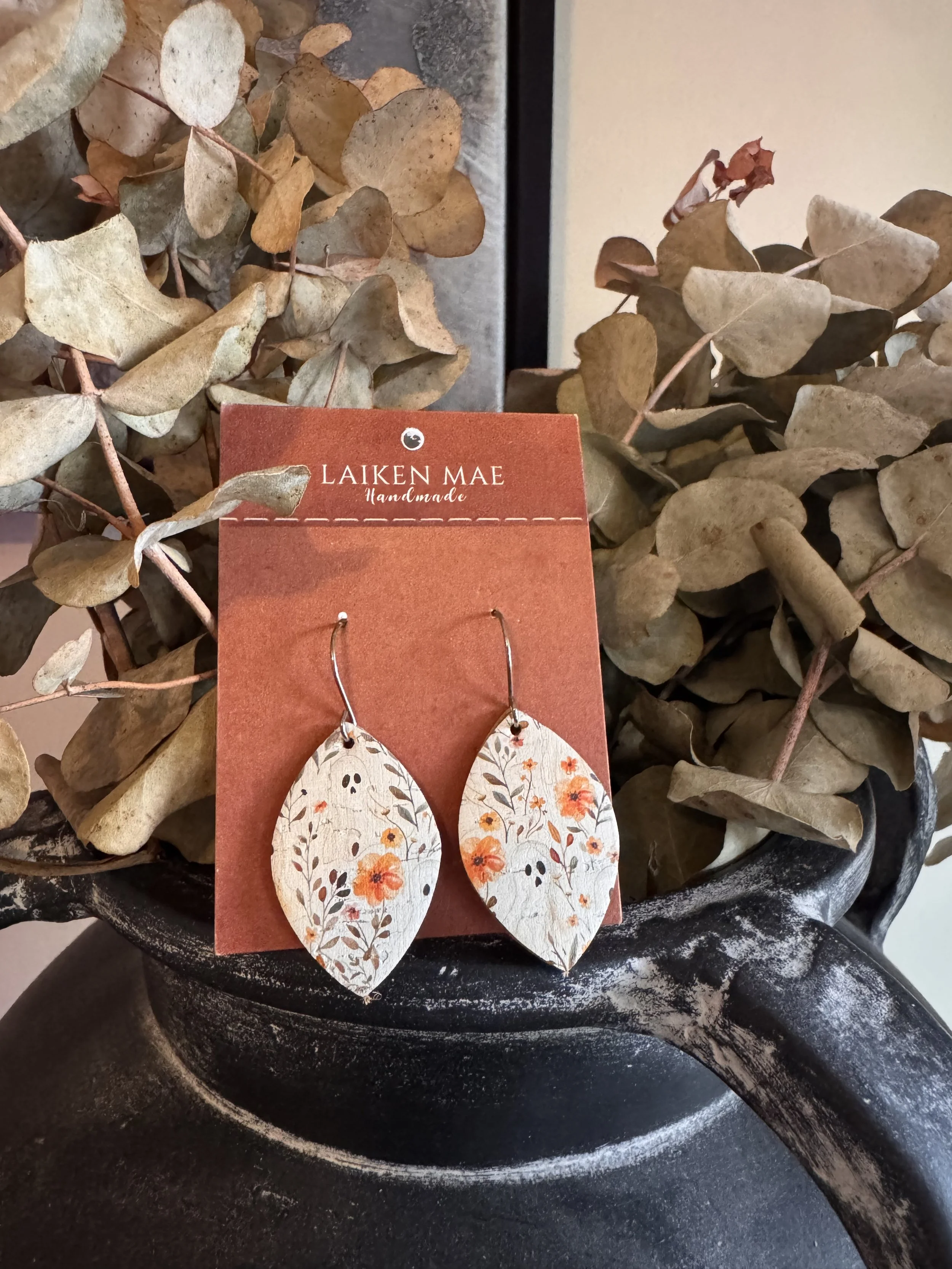 Ghost Teardrop Earrings