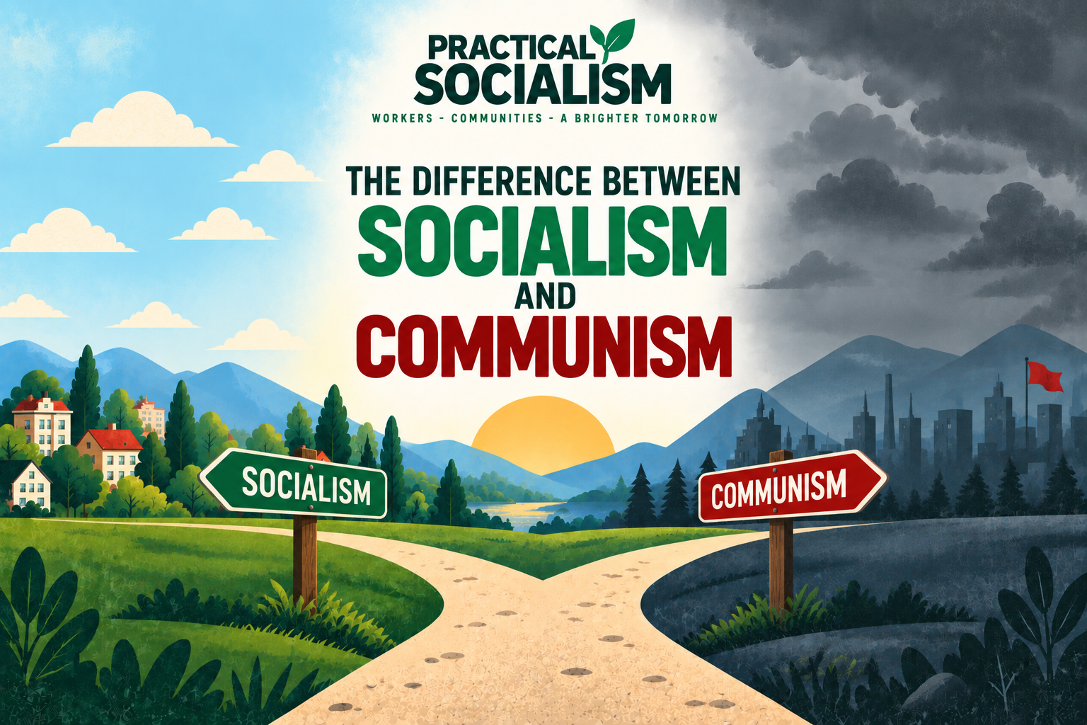 The Difference Between Socialism and Communism