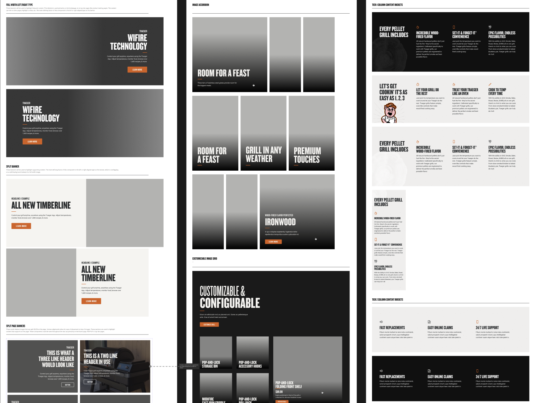Traeger Grills Content Block Examples