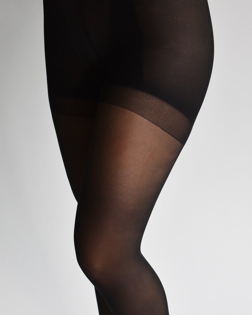 Swedish Stockings Sustainable Anna Control Top Black Tights — La Osa