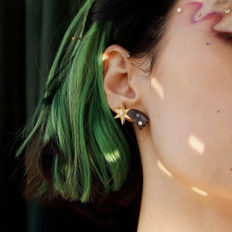 Shooting Stars Studs close-up on model.jpeg