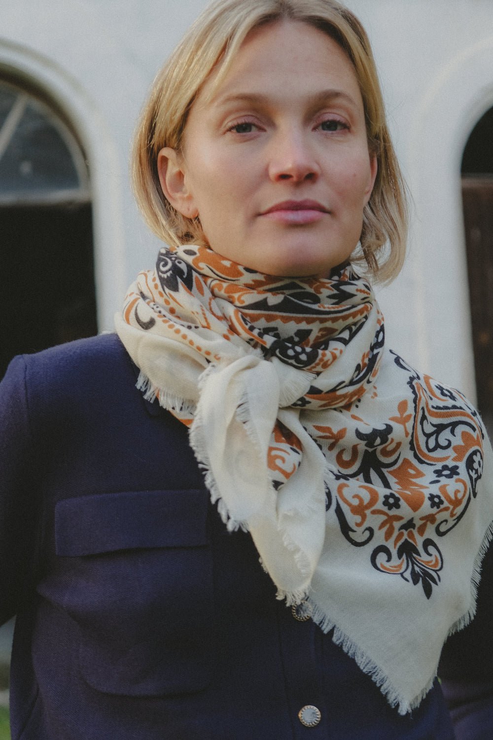 MILK + CAMEL BANDANA