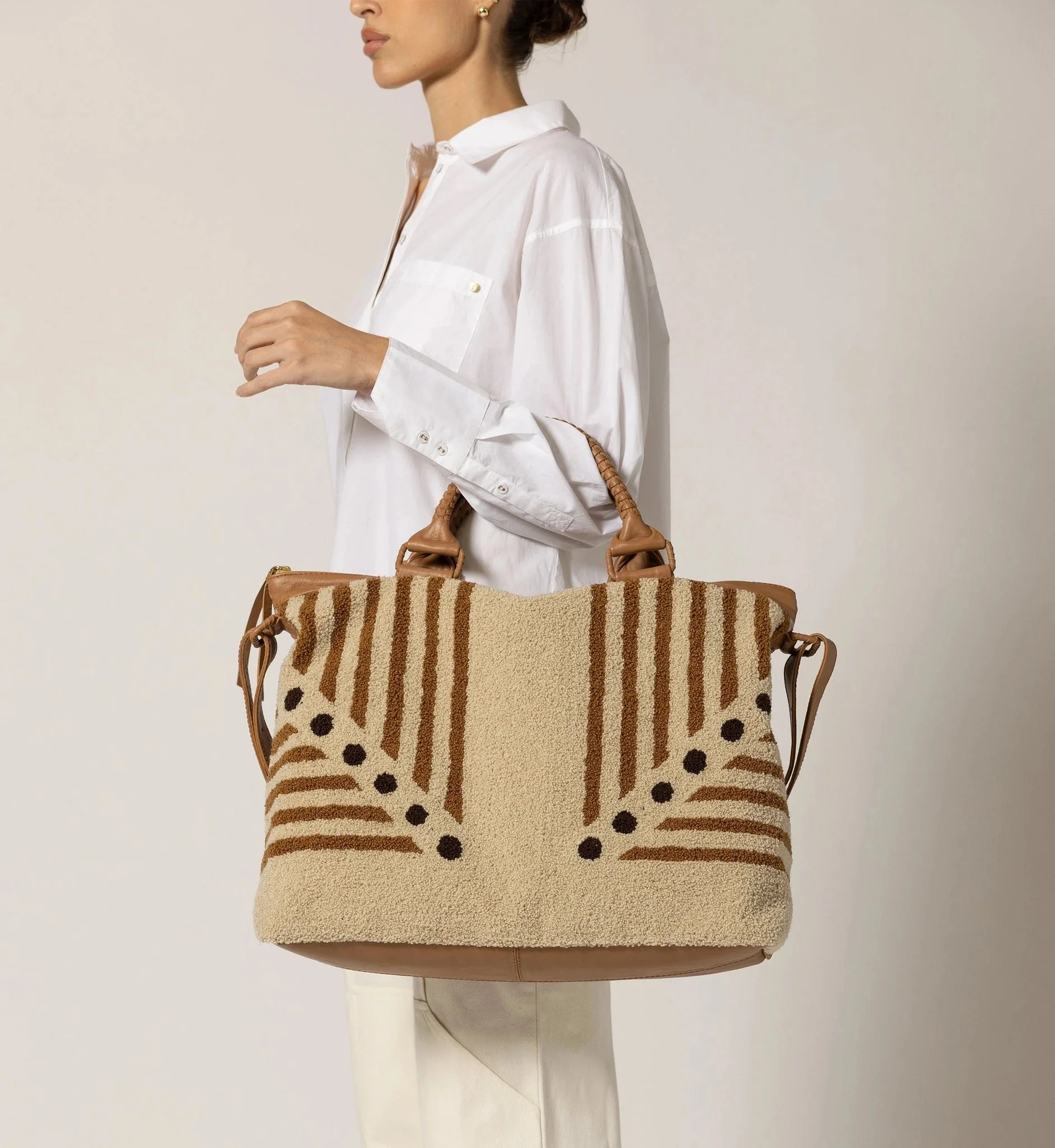 LUSSO STRIPE WEEKENDER