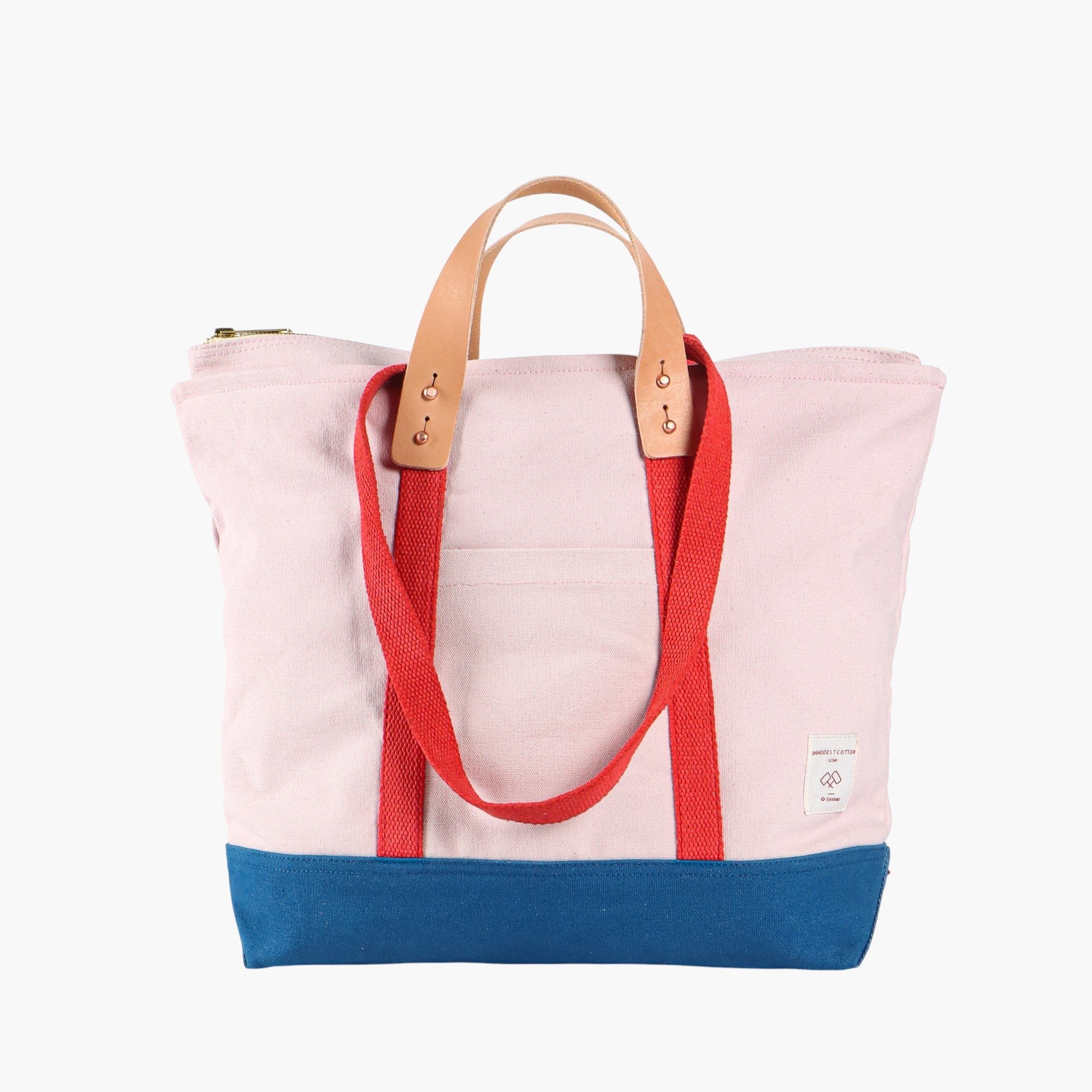 ZIPPER TOTE- SKY