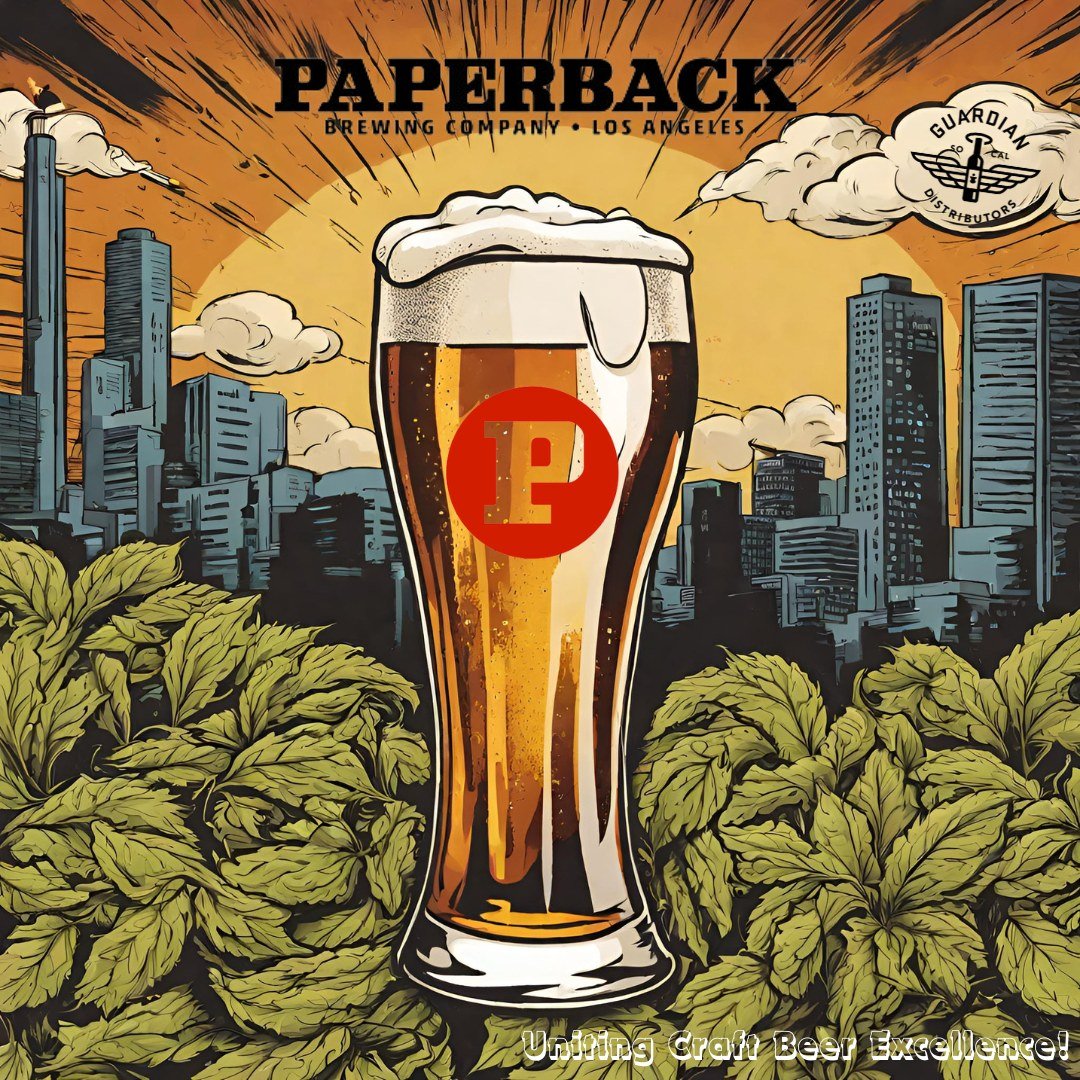 🎉 Guardian SoCal is here to elevate your celebration with @paperbackbrewing's finest craft brews! 📚✨ Embrace the 420 spirits with every sip! 🌿🍺 #GuardianSoCal #PaperbackBrewing #CraftBeer #420Celebration 🎊🍻 #keeprefrigerated❄️ #beerdistributor 