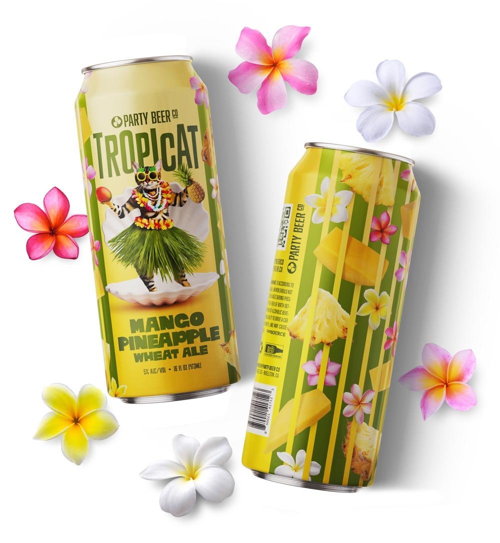 🌴🍺 Get ready to embark on a taste adventure with @partybeerco PARTY BEER's newest creation: Tropicat Mango Pineapple! 

🍍🥭 This tropical sensation is brewing up a storm and coming soon to tantalize your taste buds! 

&quot;Take a vacation with Tr