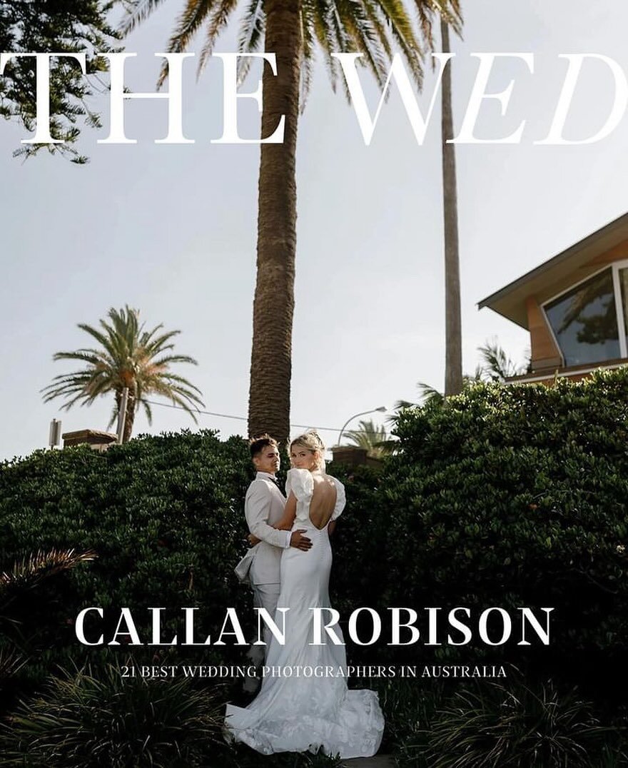 Oh my goodness. I couldn&rsquo;t be happier to be recognised by @thewed as one of the top wedding photographers in Australia! 

There is some serious talent on this list and I am very excited to be compared with the best. Thank you @thewed
