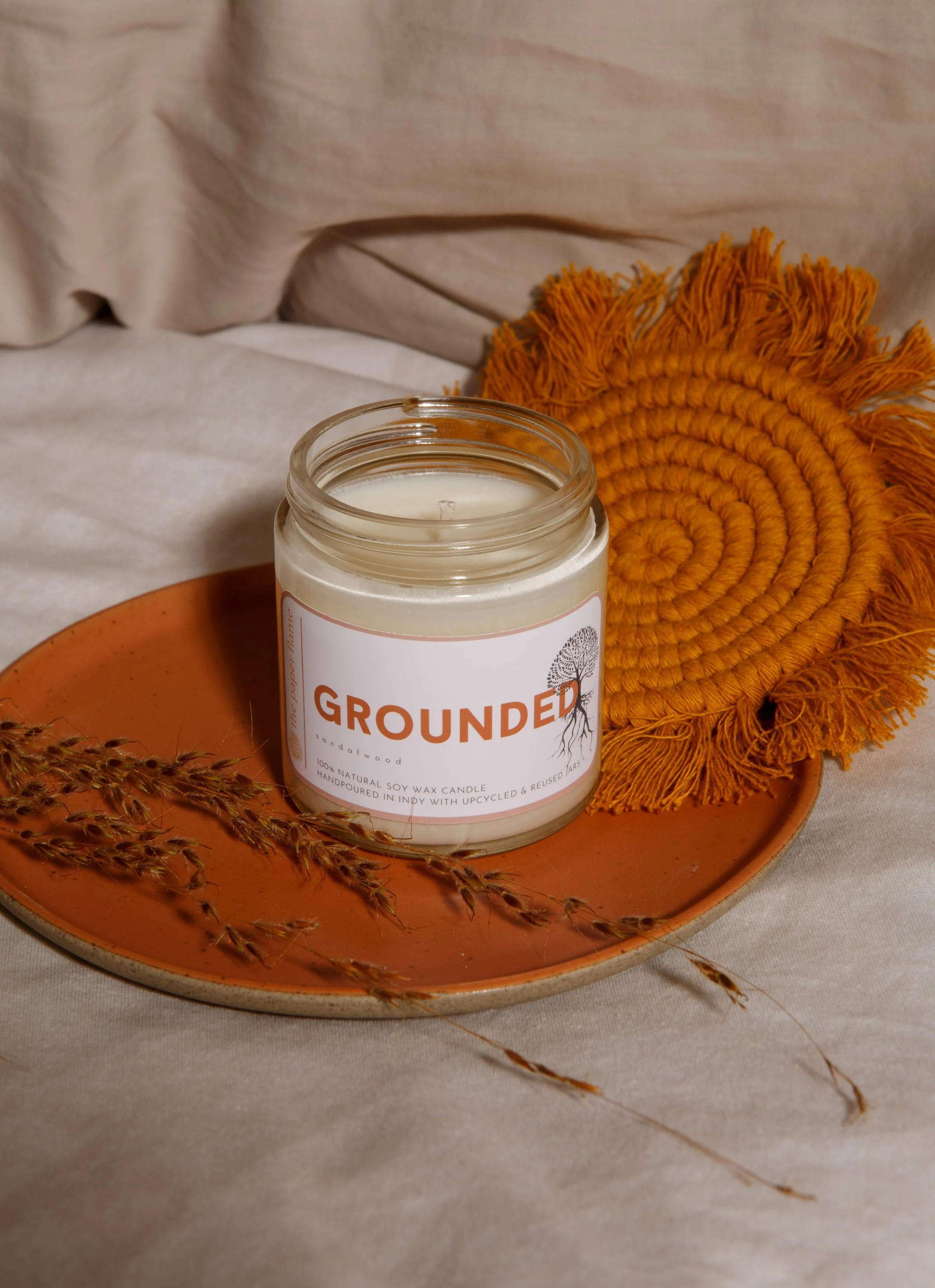 The Paper Flame Small Batch Soy Candles Indianapolis