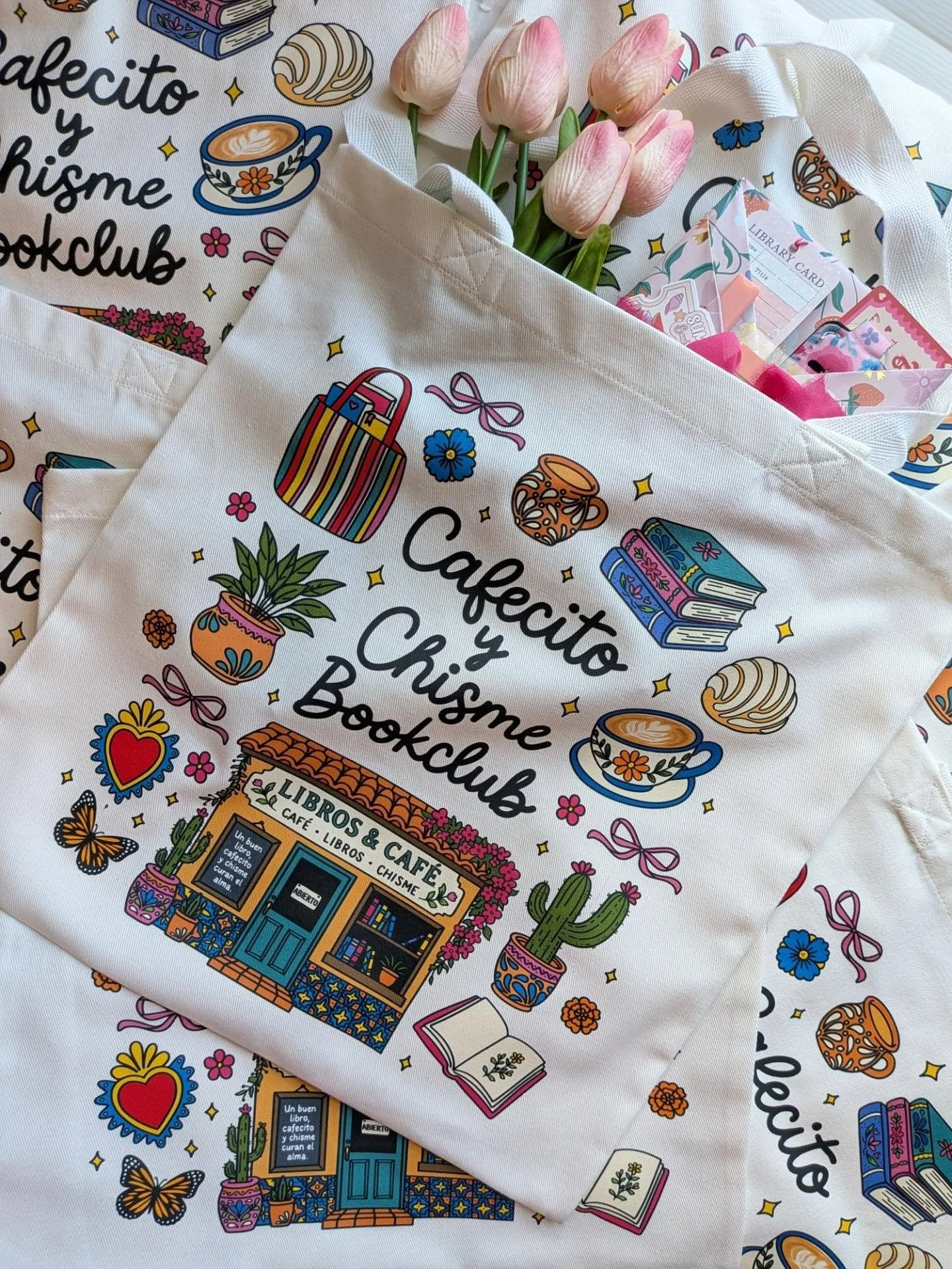 Still not over the love this design has been getting! 🥹💖🌸📚
Seeing so many girlies order matching pieces for themselves and their besties has my heart bursting 🥰✨

Thank you for supporting my little brand and making moments like this possible 😽?