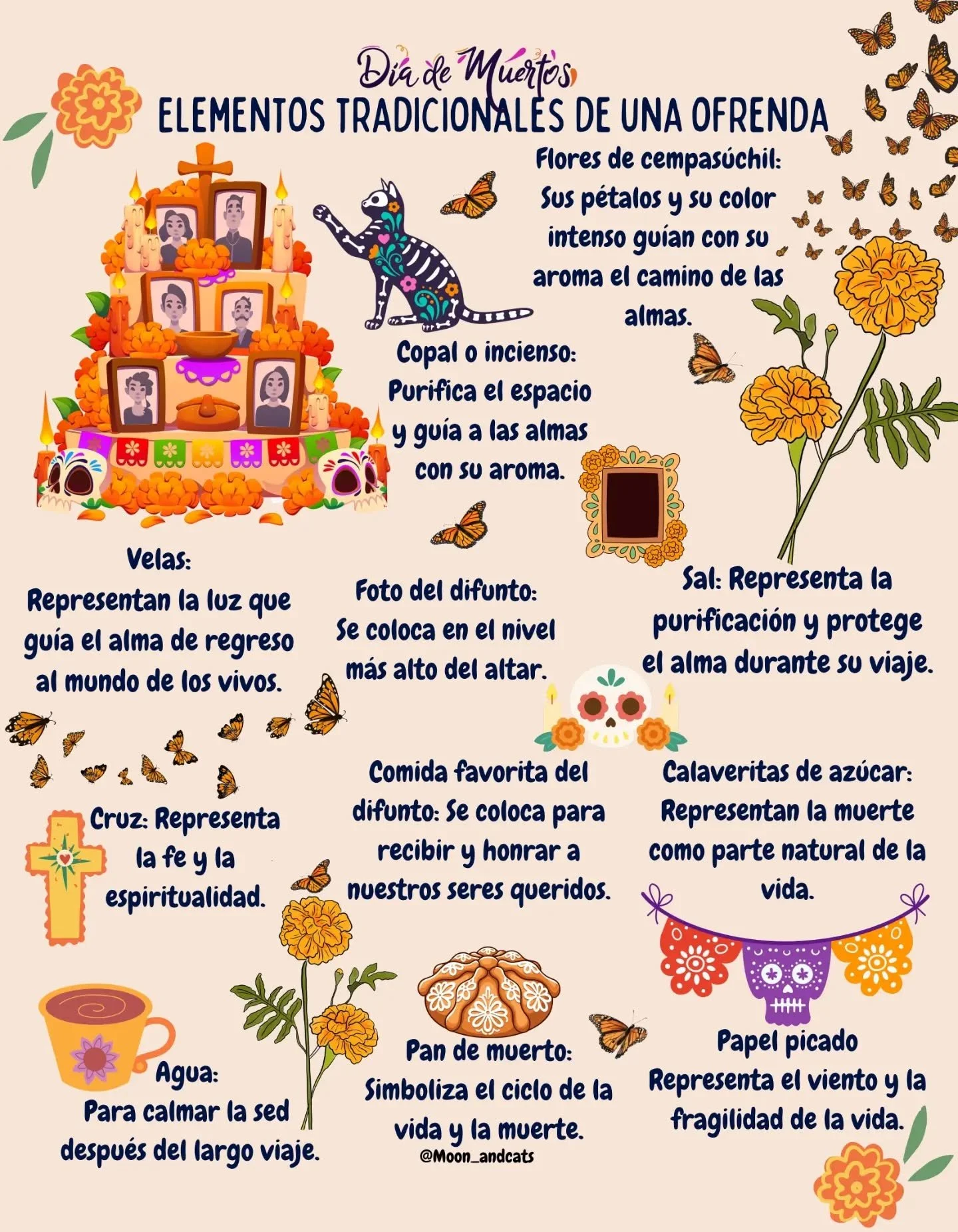 D&iacute;a de Muertos is more than what we see - it&rsquo;s what every little detail represents. 🏵️🦋🕯️

Cada elemento cuenta una historia. 🧡 Honramos, recordamos y mantenemos viva su memoria. 🕯️🦋