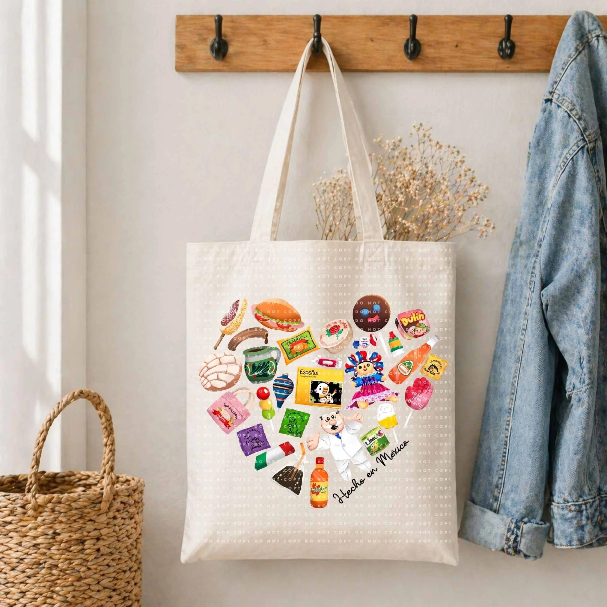 Hecho en Mexico tote bag