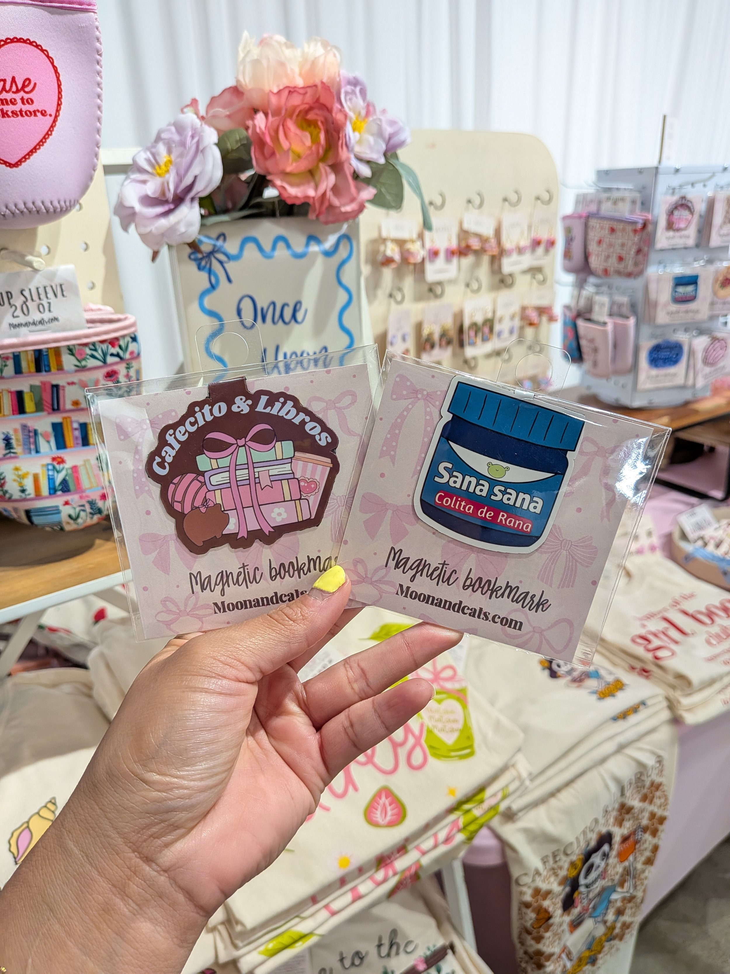 Latina magnetic bookmarks