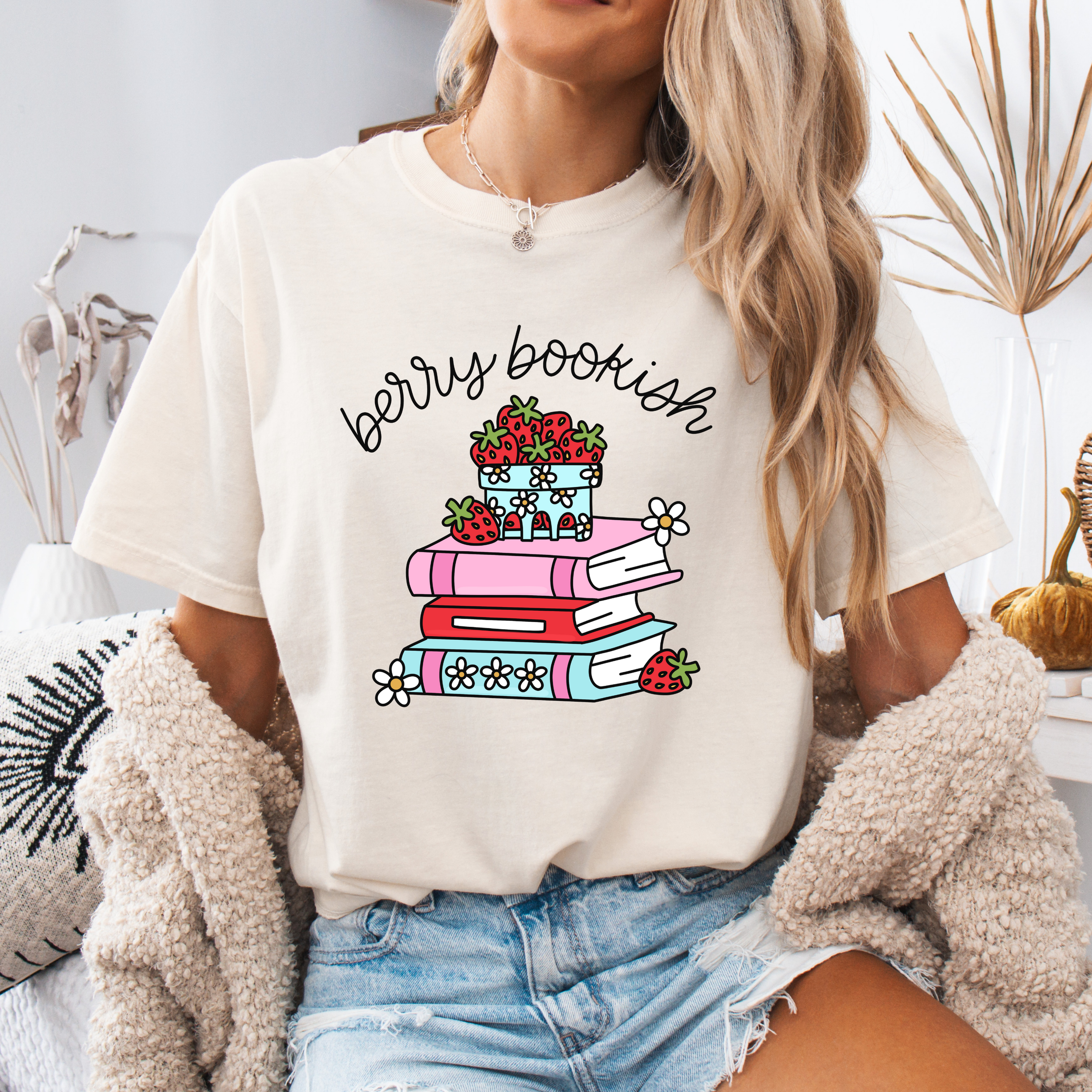 Berry bookish t-shirt