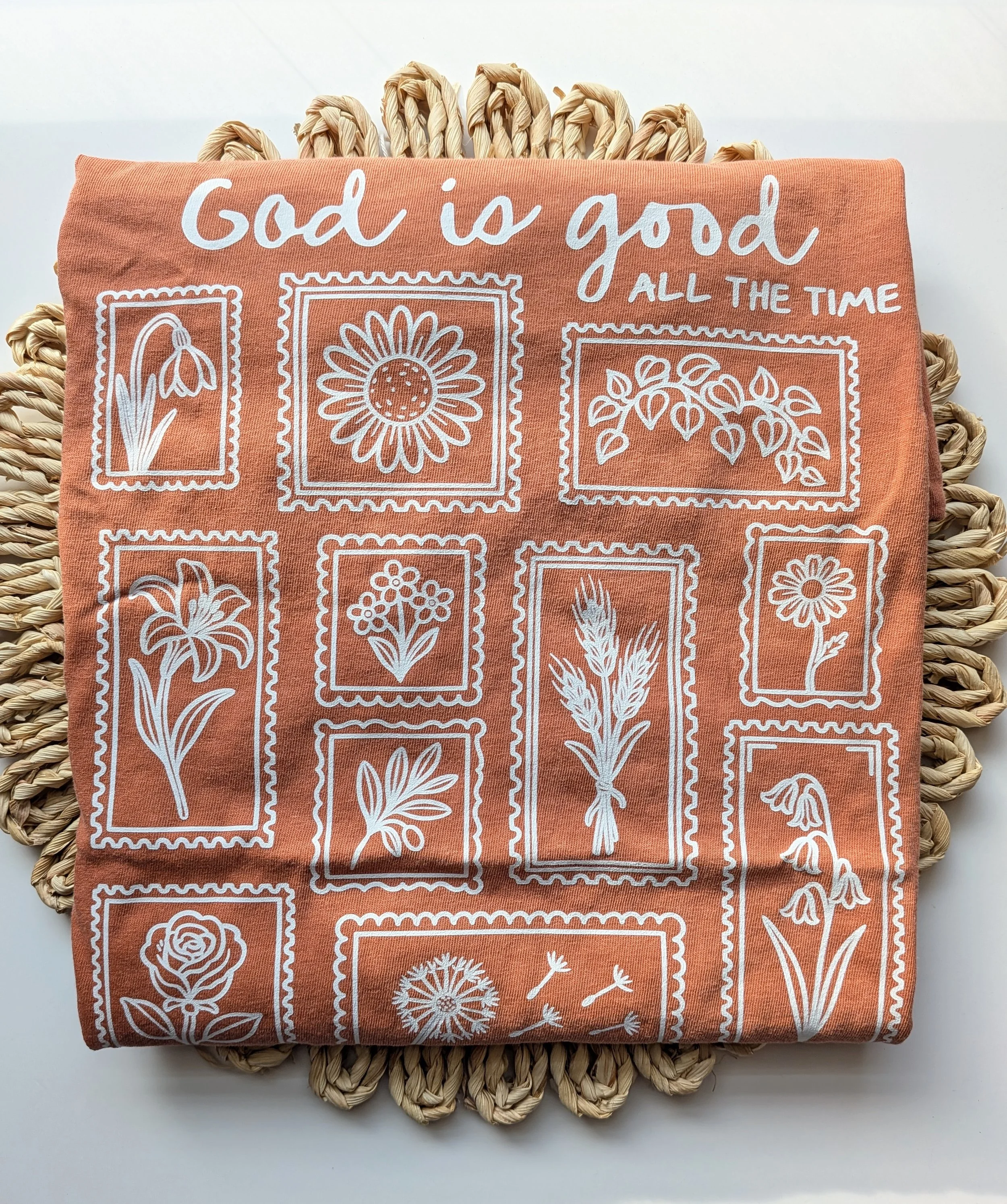 God is good fall t shirt