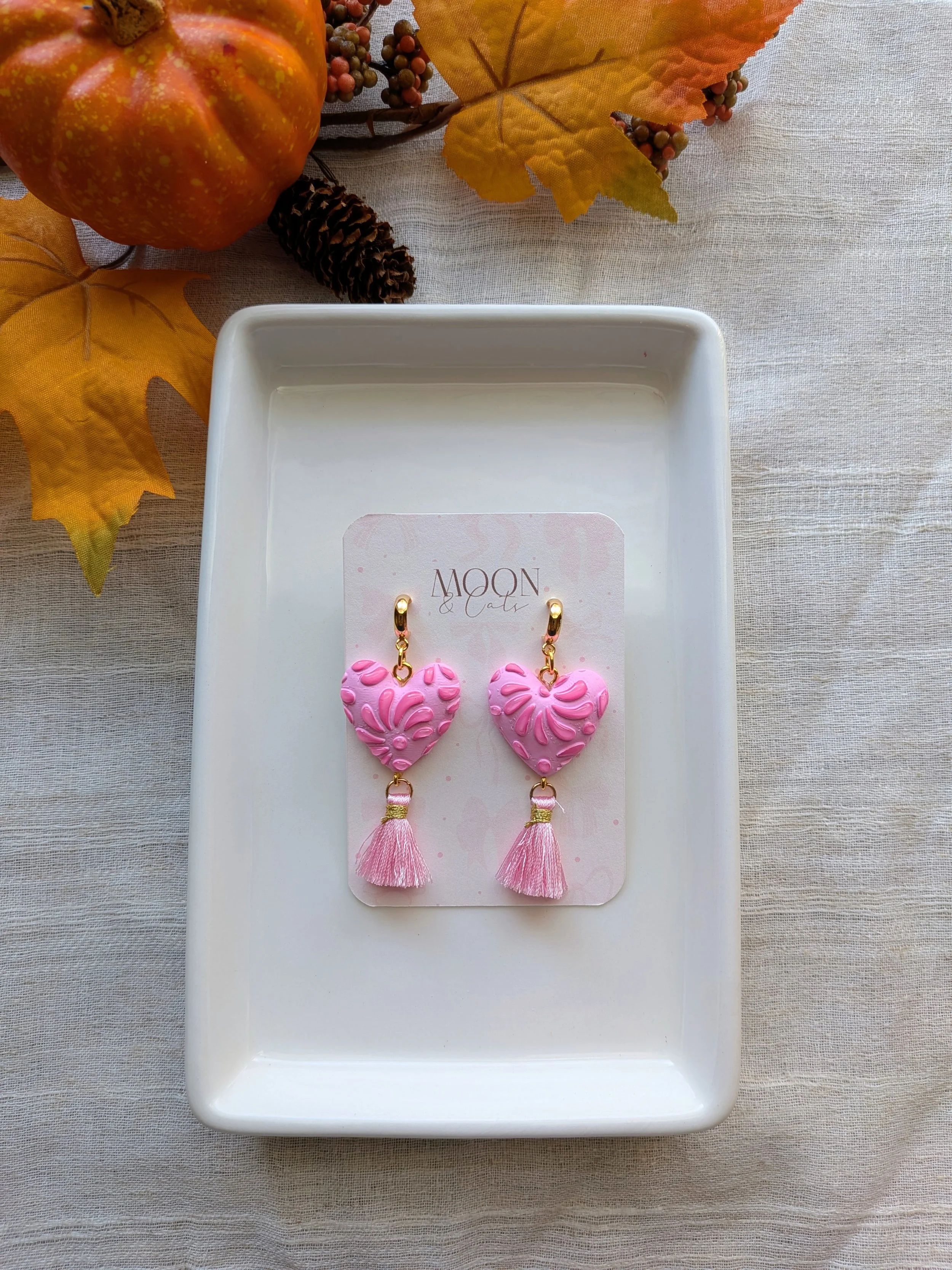Pink on pink puffy hearts