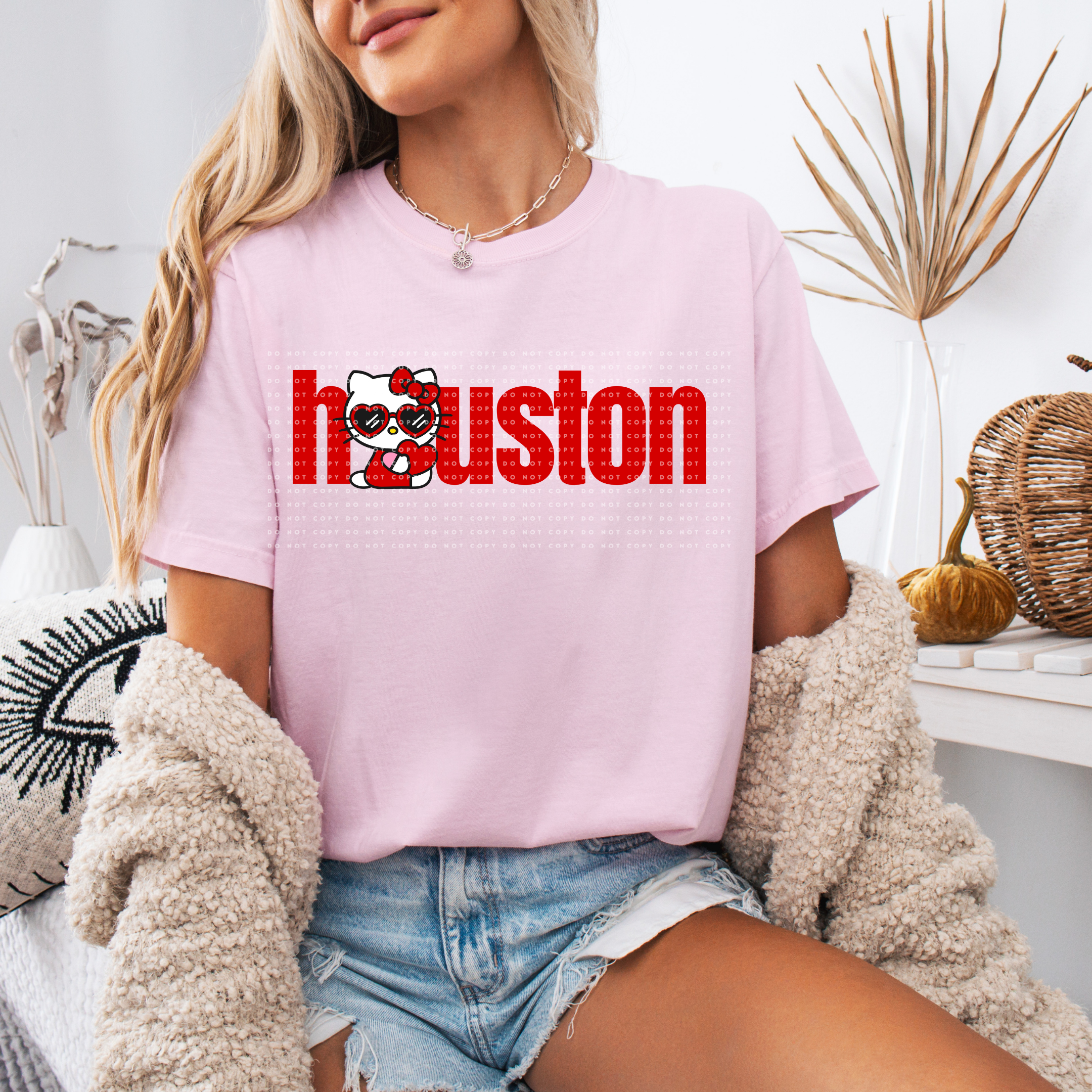 Houston love kitty t-shirt