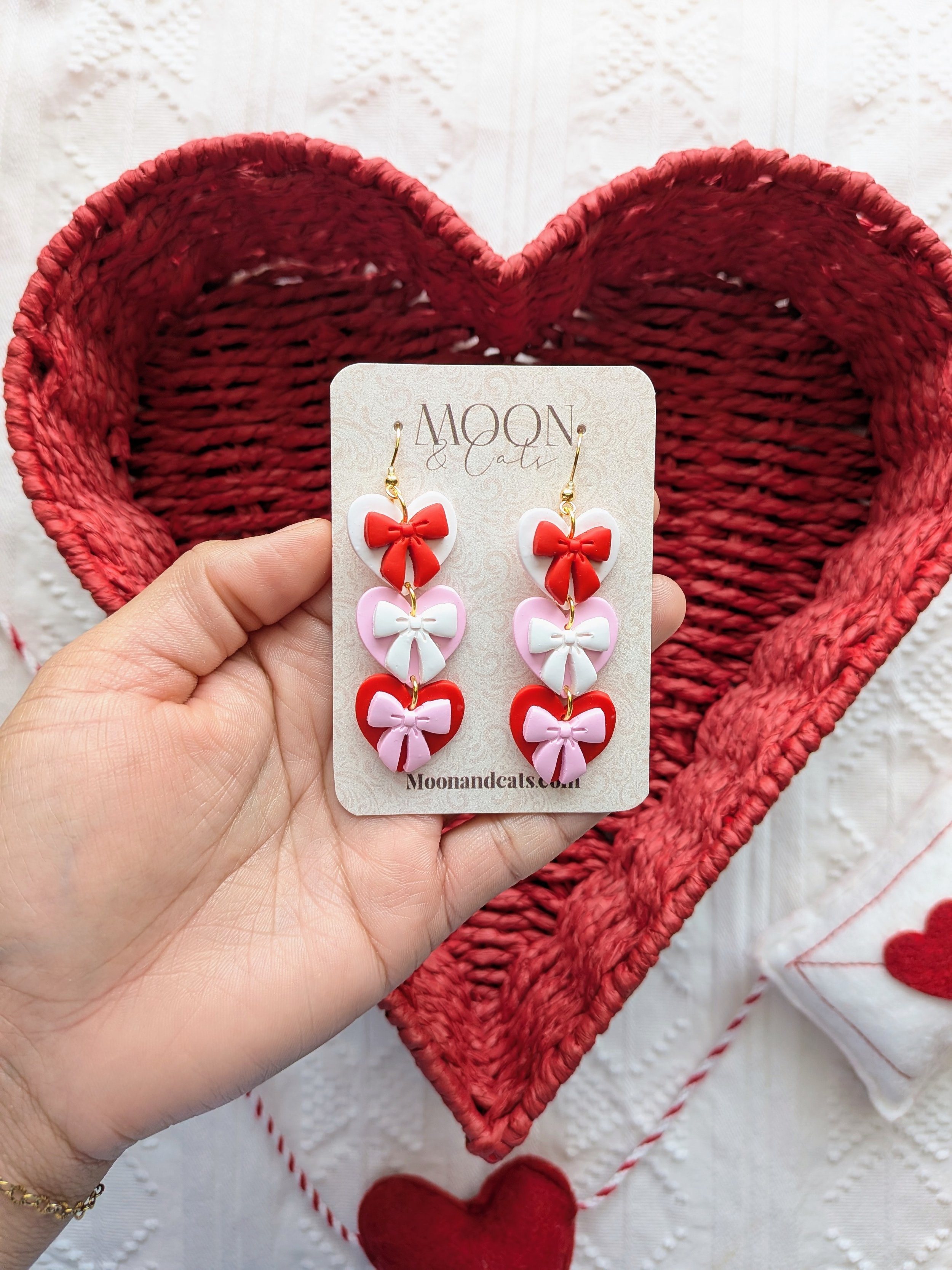 Coquette hearts trio