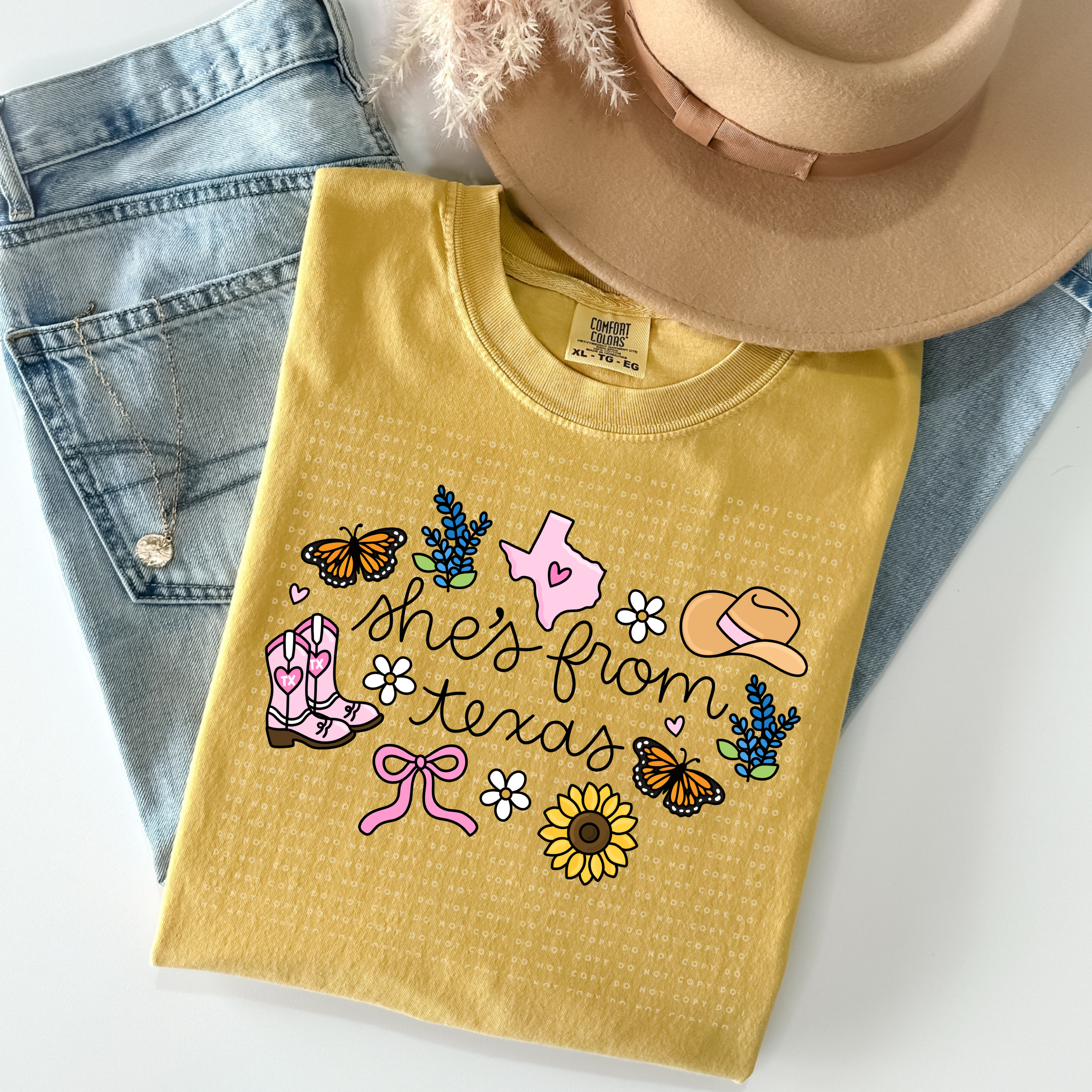 She's from Texas t-shirt